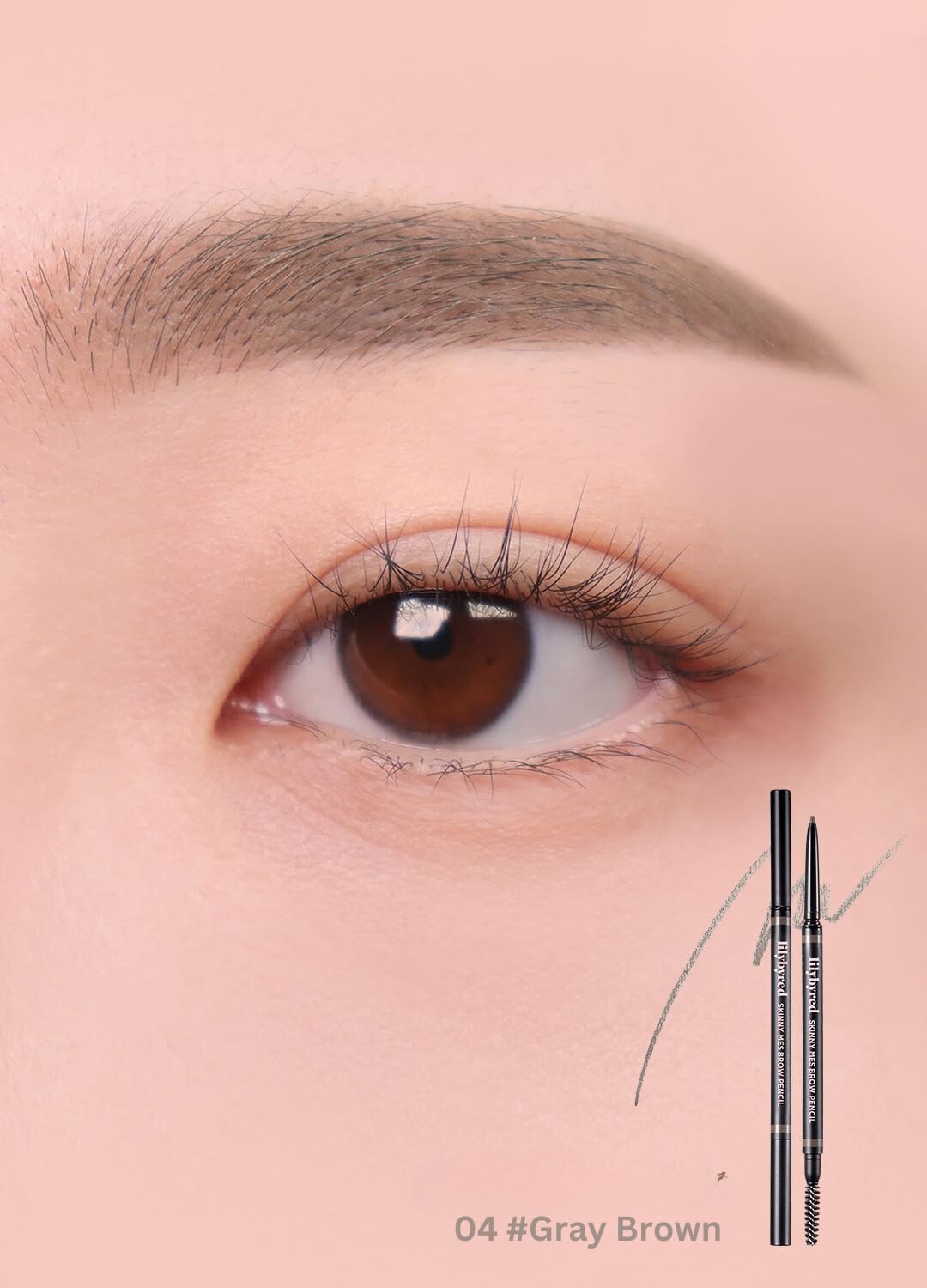 Foto 2 | Lápiz De Cejas Lilybyred Skinny Mes Ultra-slim 1,5 Mm 04 Grey - Venta Internacional.