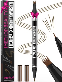 Foto 1 | Bolígrafo para Cejas Imethod Microblading 2 En 1 Doble Punta Marrón - Venta Internacional
