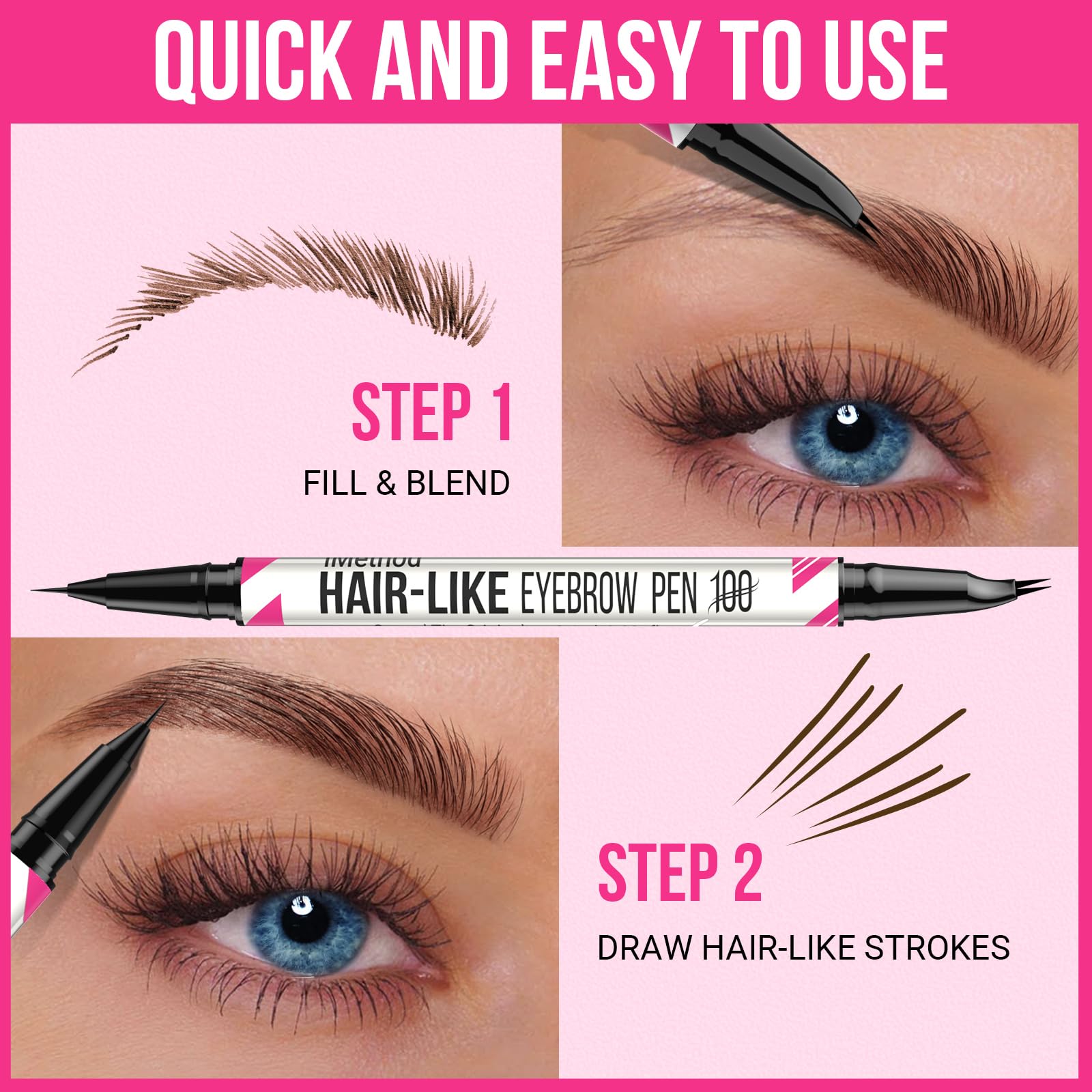 Foto 6 pulgar | Delineador de Cejas iMethod Café-Venta Internacional