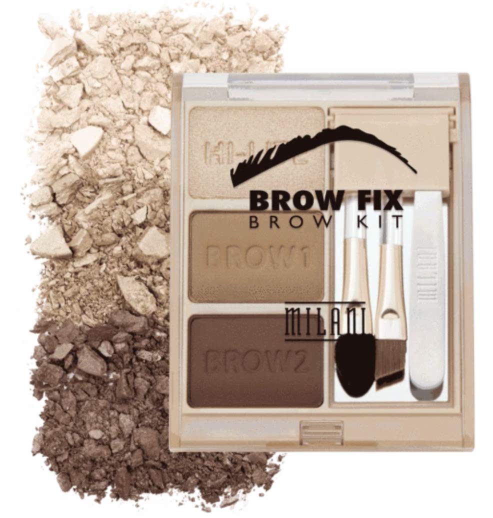 Kit Ceja Fix Kit Milani Vegano Libre de Crueldad Animal Color Mediano - Venta Internacional