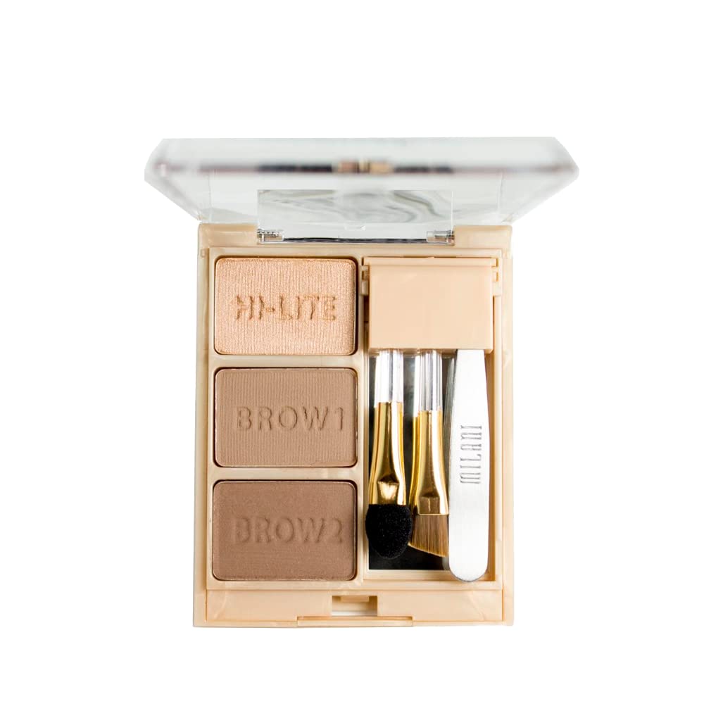 Kit de Reparación para Cejas Milani Light con 3 Polvos y 3 Herramientas para Cejas - Venta Internacional