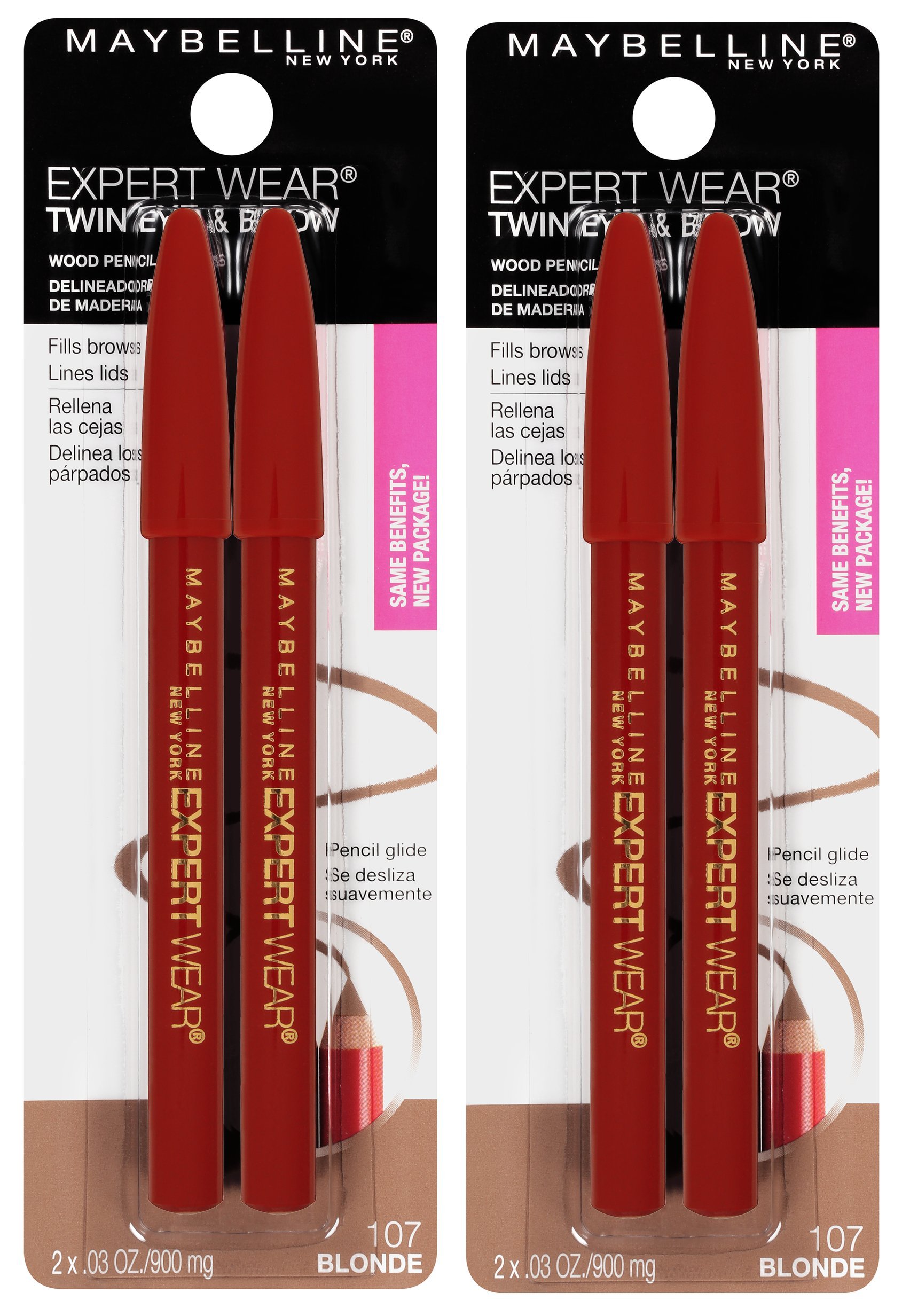 Maquillaje Maybelline Expert Wear Twin Brow & Eye Pencils Blonde - Venta Internacional.
