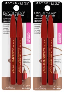 Foto 1 | Maquillaje Maybelline Expert Wear Twin Brow & Eye Pencils Blonde - Venta Internacional.