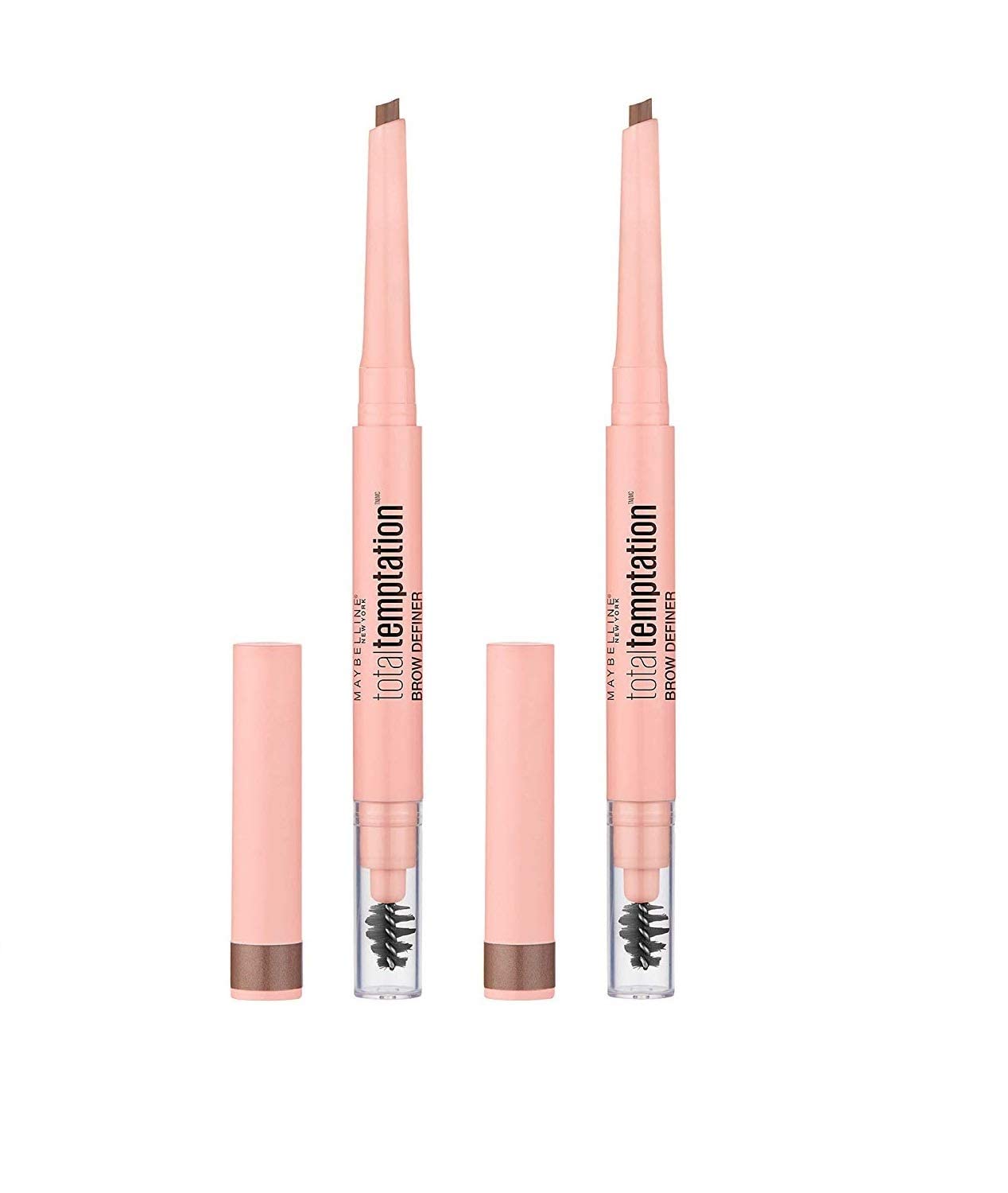 Foto 2 pulgar | Lápiz Delineador De Cejas Maybelline Total Temptation Soft Brown - Venta Internacional.
