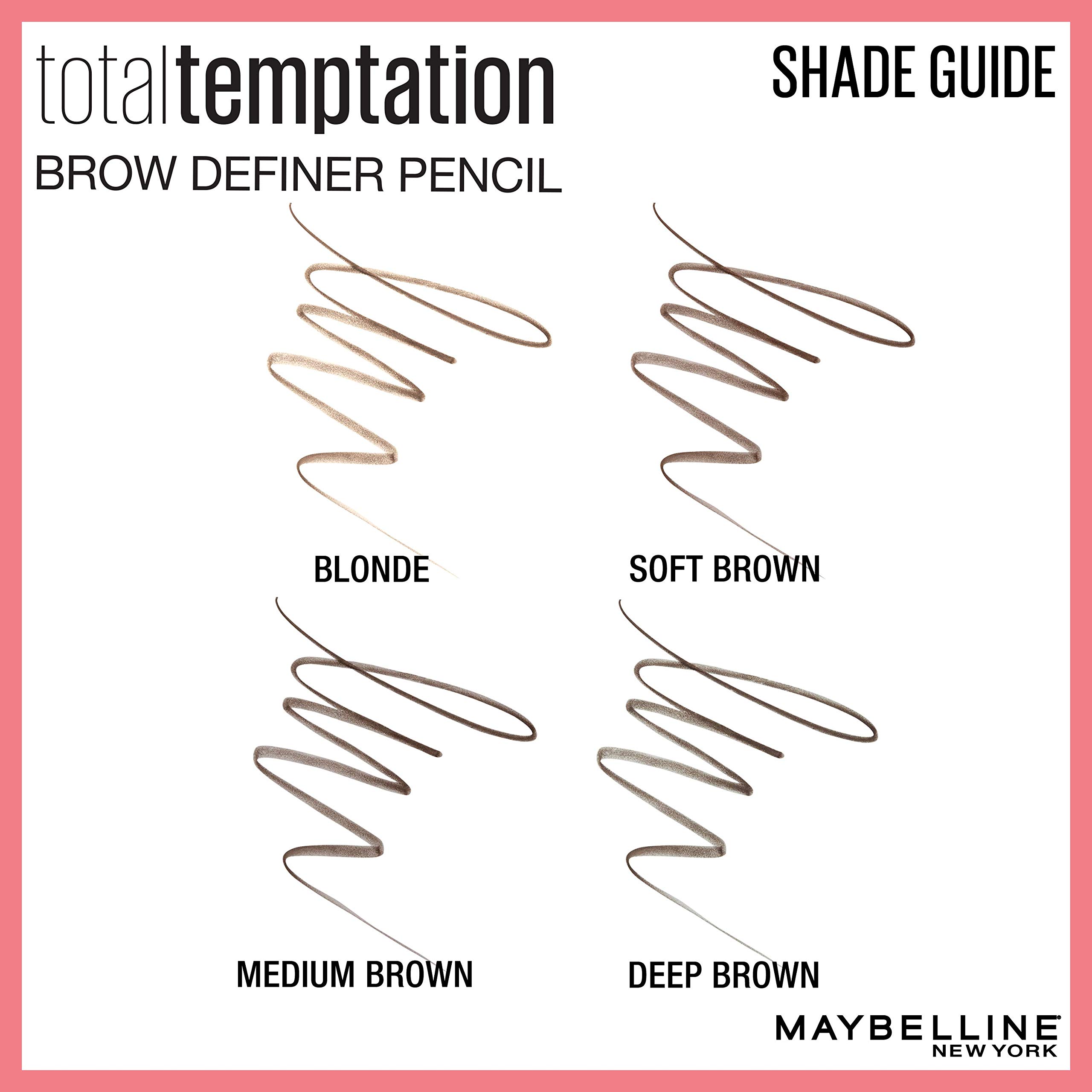 Foto 7 pulgar | Lápiz Delineador De Cejas Maybelline Total Temptation Soft Brown - Venta Internacional.