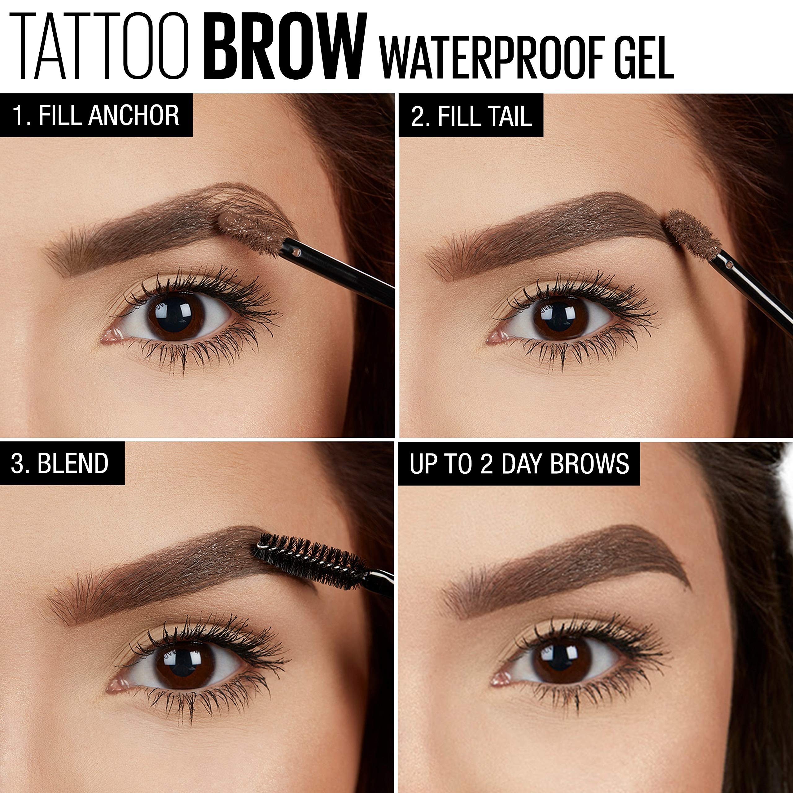 Foto 7 pulgar | Gel Para Cejas Maybelline Tattoostudio Longwear Waterproof - Venta Internacional.