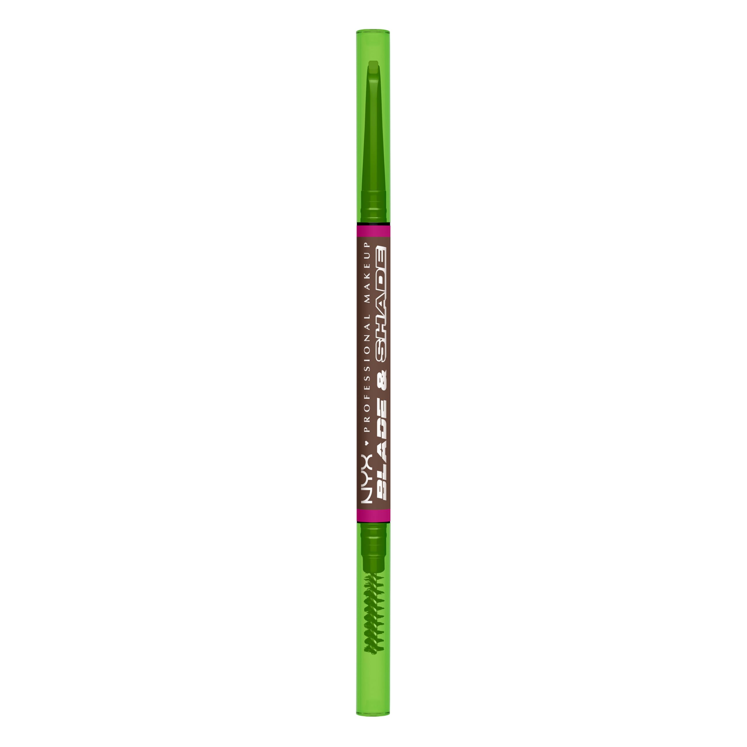 Lápiz De Cejas Nyx Professional Makeup Blade & Shade Brunette - Venta Internacional.