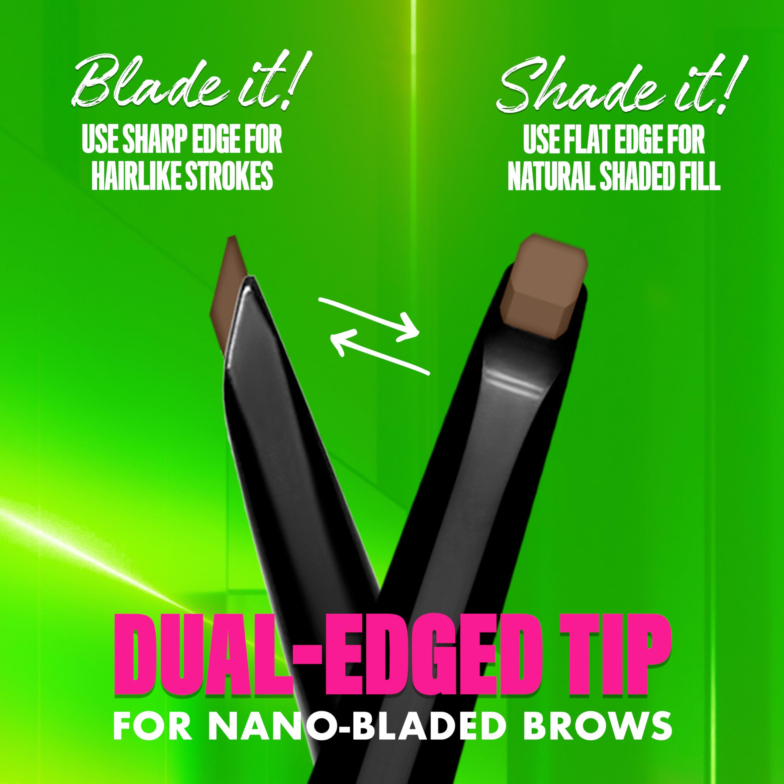 Foto 3 pulgar | Lápiz De Cejas Nyx Professional Makeup Blade & Shade Ash Brown - Venta Internacional.