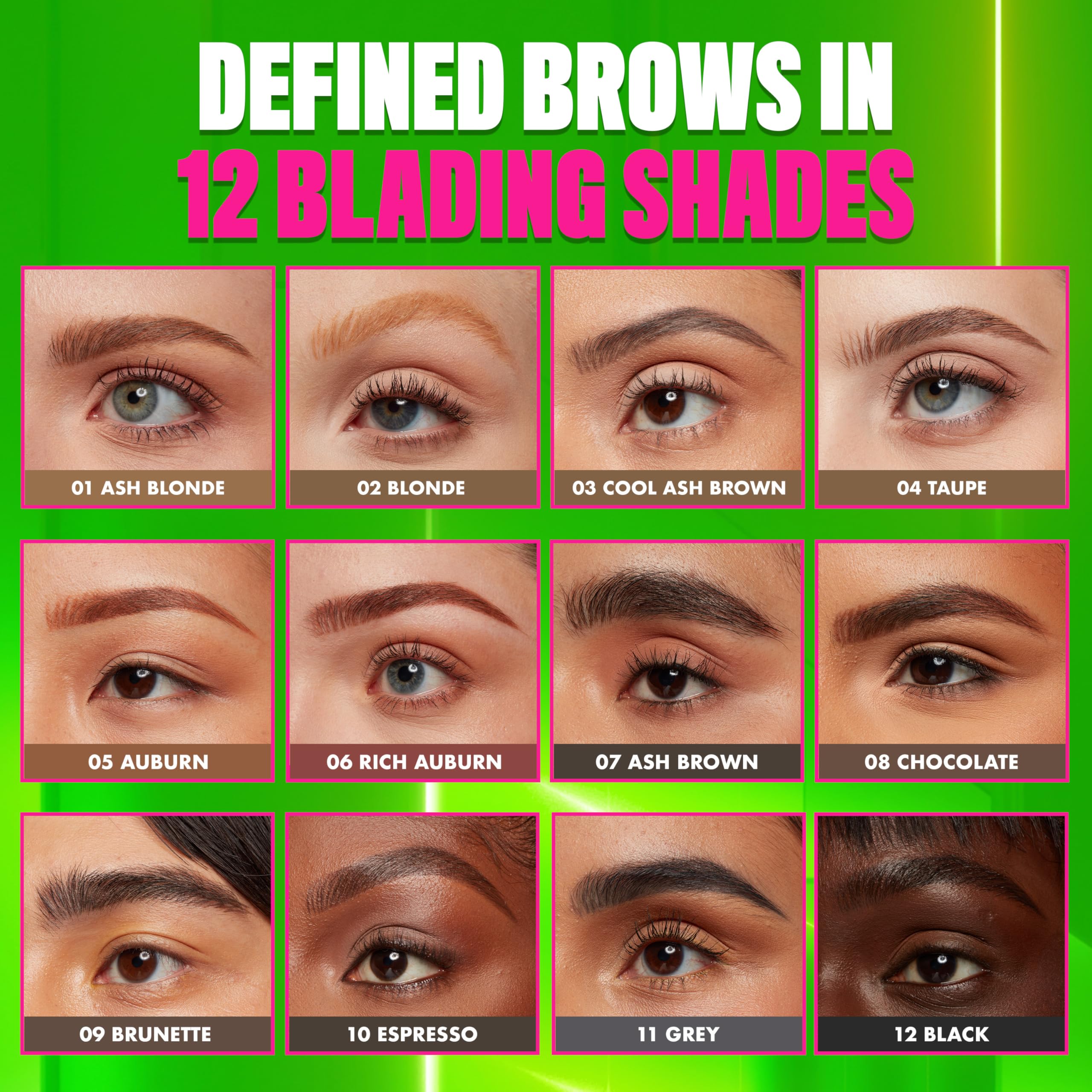 Foto 8 pulgar | Lápiz De Cejas Nyx Professional Makeup Blade & Shade Ash Brown - Venta Internacional.