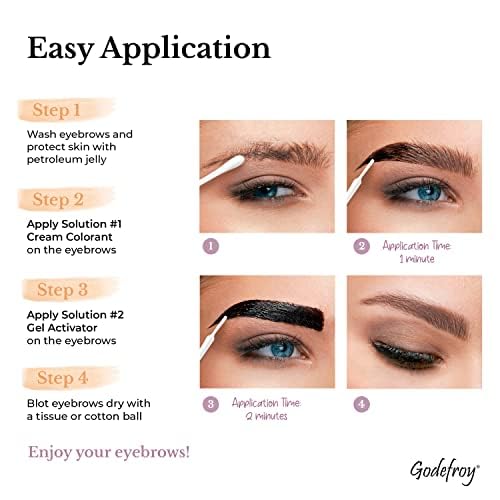 Foto 5 pulgar | Color De Cejas Godefroy Instant Medium Brown, 5 Ml, 12 Semanas, 3 Aplicaciones - Venta Internacional.