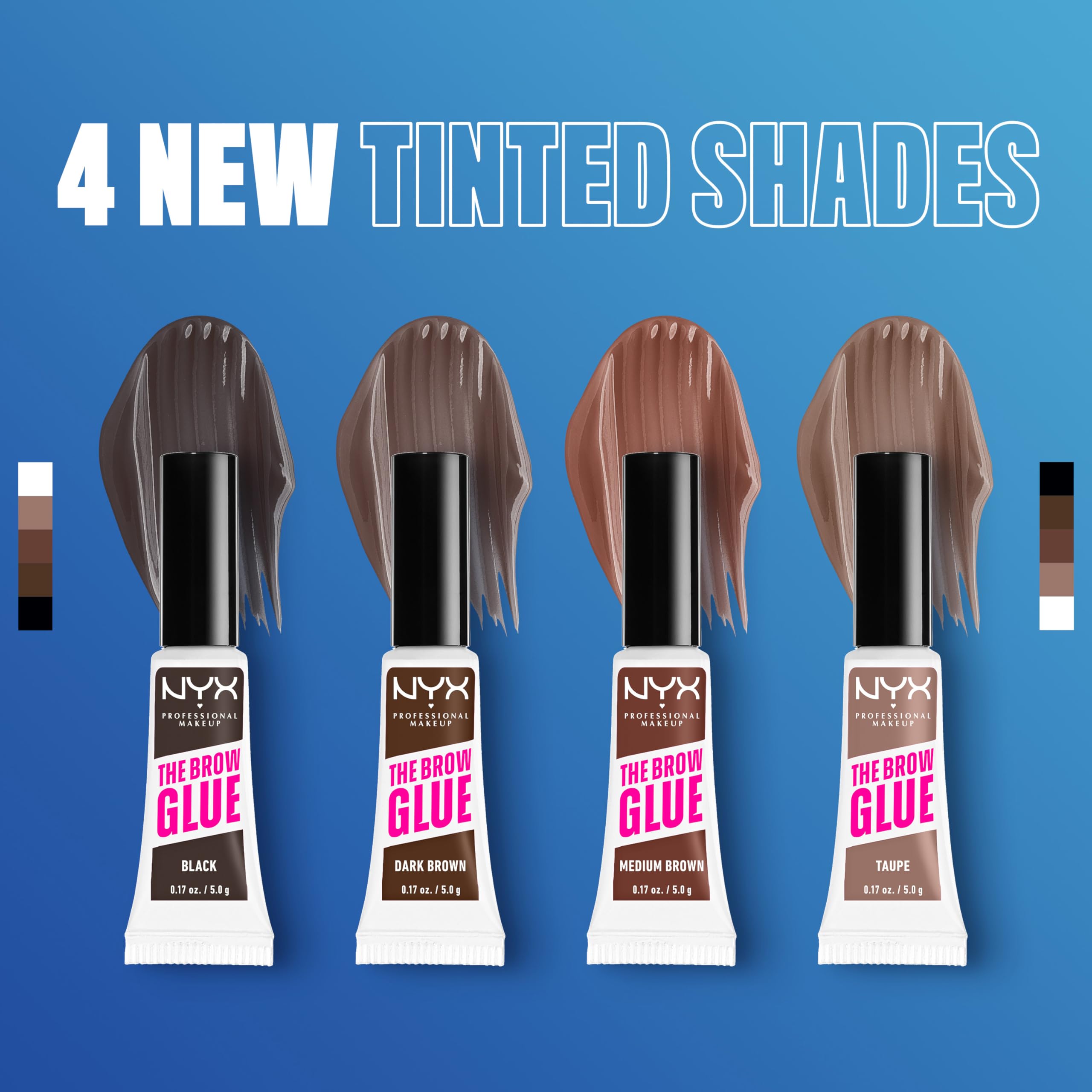Foto 6 pulgar | Gel Para Cejas Nyx Professional Makeup The Brow Glue Marrón Medio - Venta Internacional.