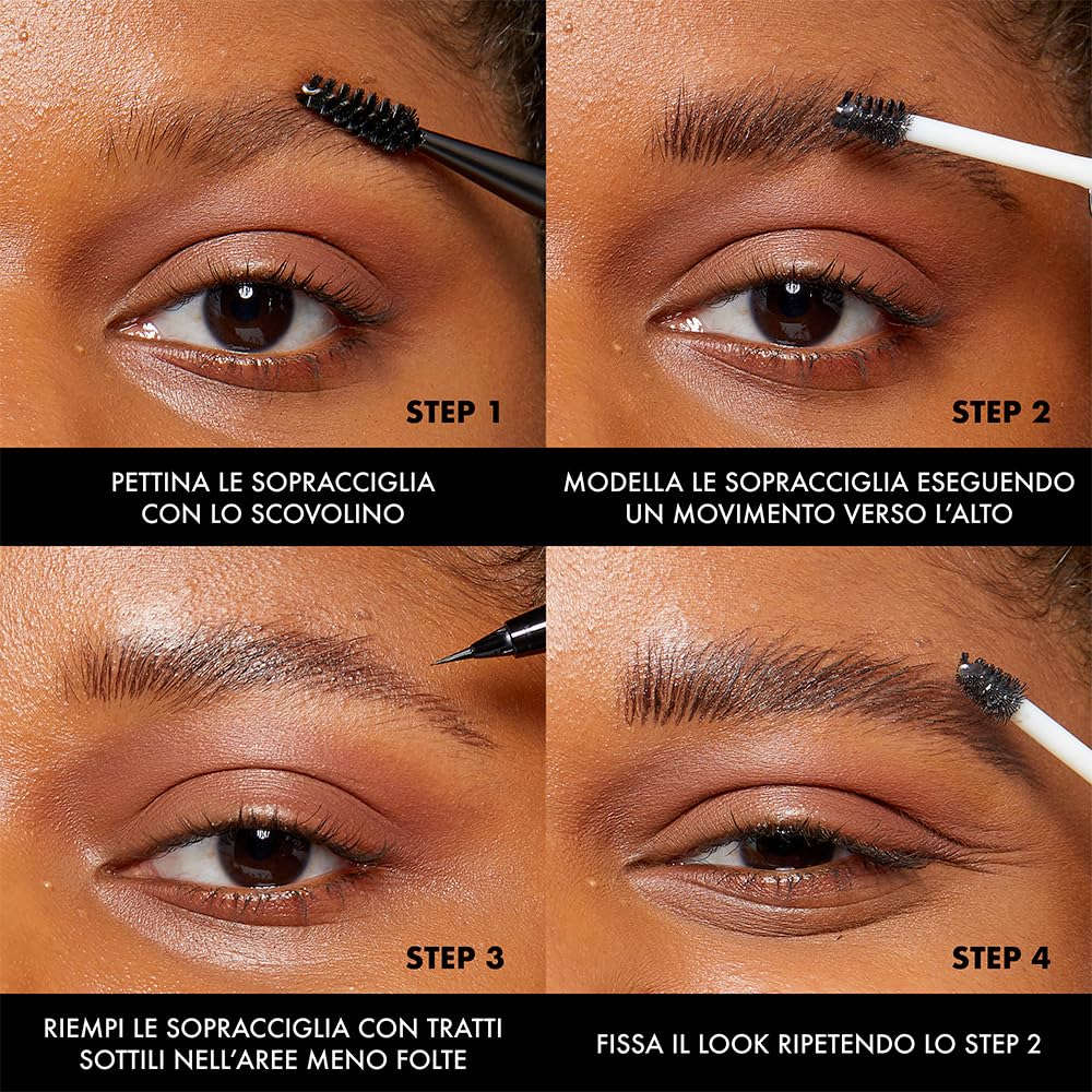 Foto 8 pulgar | Gel Para Cejas Nyx Professional Makeup The Brow Glue Marrón Medio - Venta Internacional.