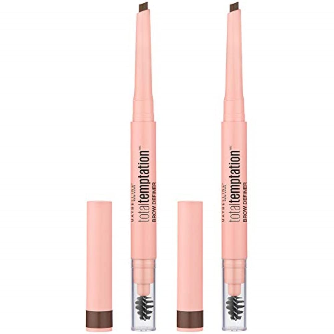 Foto 2 pulgar | Lápiz Definidor De Cejas Maybelline Total Temptation X2 - Venta Internacional.
