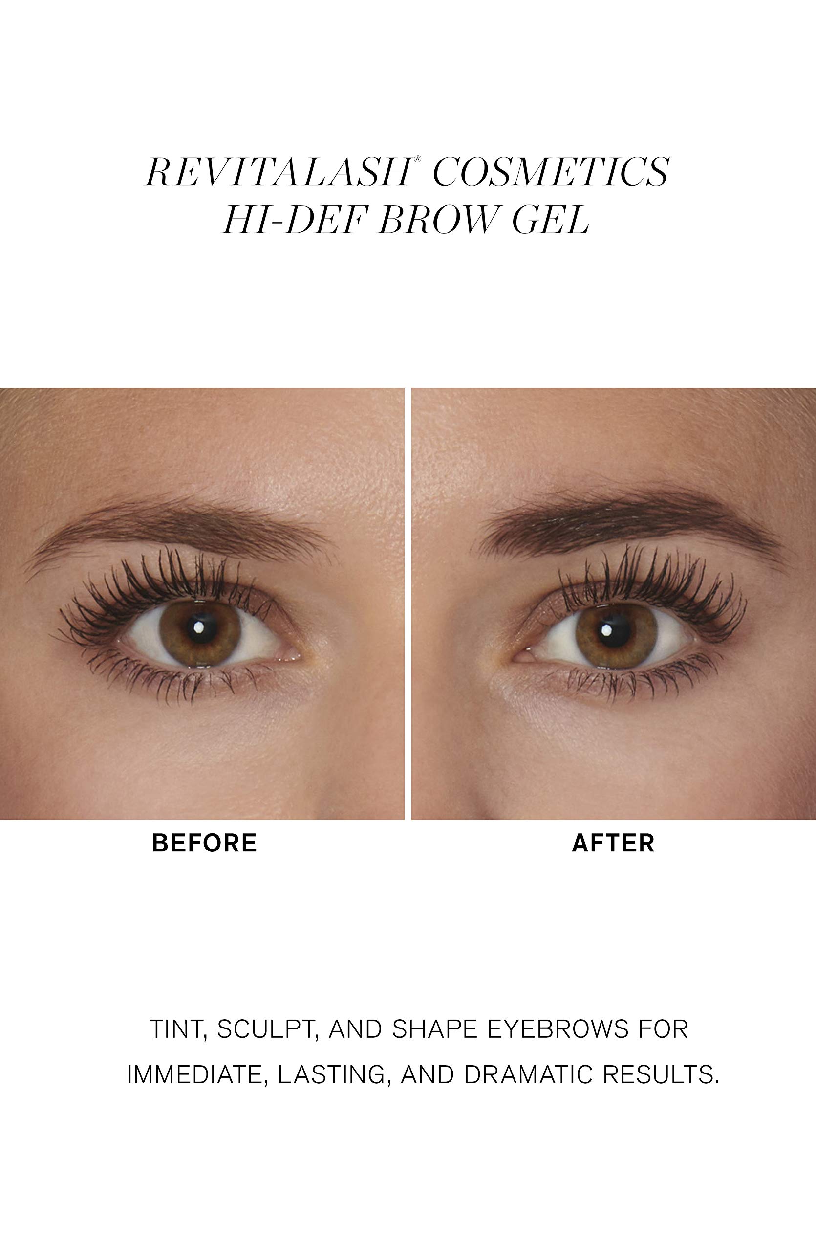 Foto 4 pulgar | Gel Para Cejas Revitalash Cosmetics Hi-def Soft Brown, Hipoalergénico - Venta Internacional.