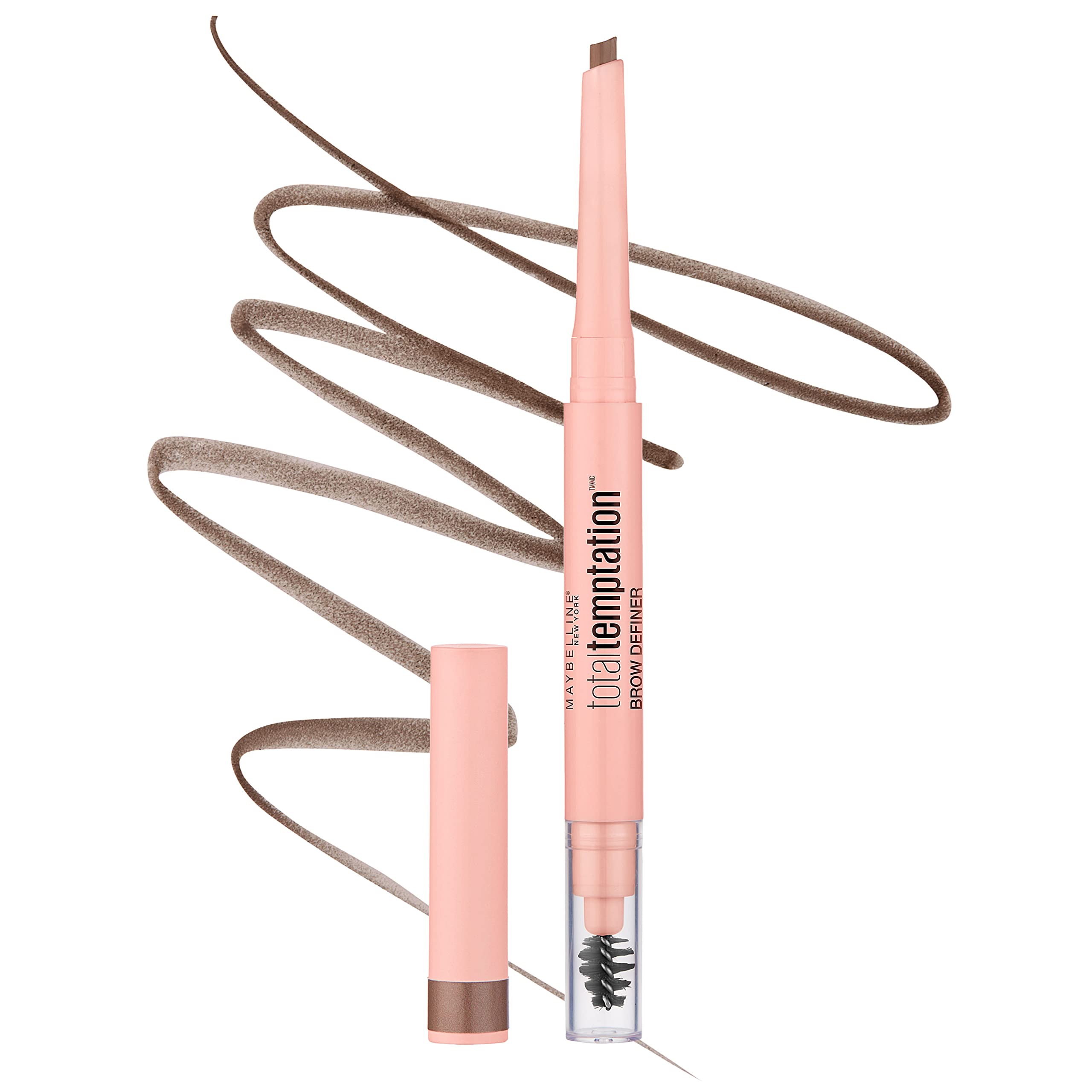Delineador de Cejas Maybelline Total Temptation Soft Brown-Venta Internacional