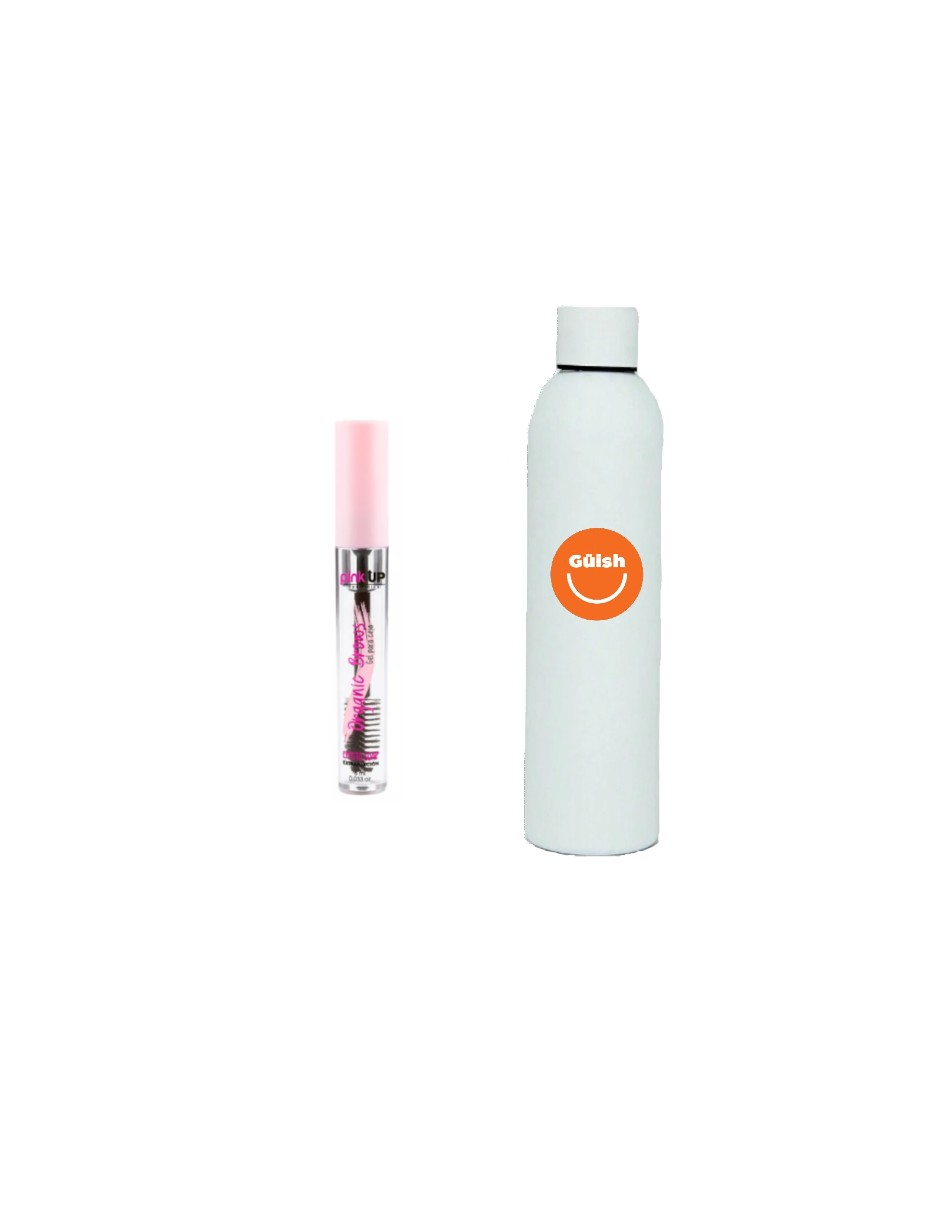 Foto 2 pulgar | Gel para Cejas Pink Up + Termo de Agua