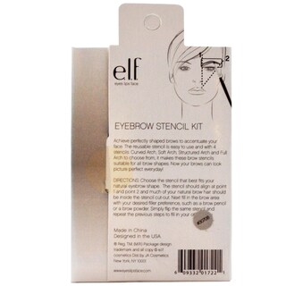 Foto 2 | Kit De Plantillas Para Cejas E.l.f. Cosmetics Para Cejas Perfectamente Moldeadas - Venta Internacional.