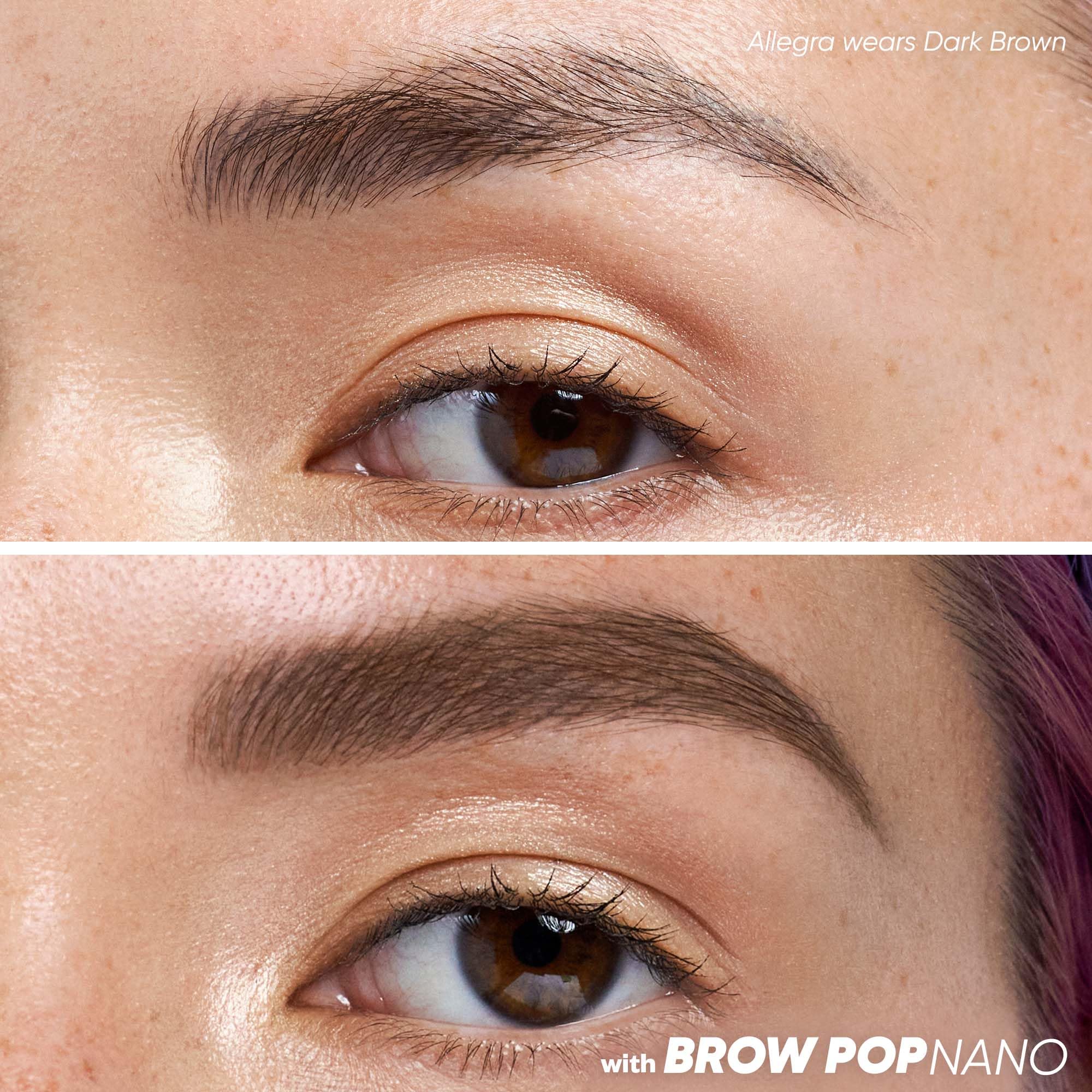Foto 3 pulgar | Lápiz De Cejas Kosas Brow Pop Nano Ultrafine De 1 Mm, Color Marrón Oscuro - Venta Internacional.