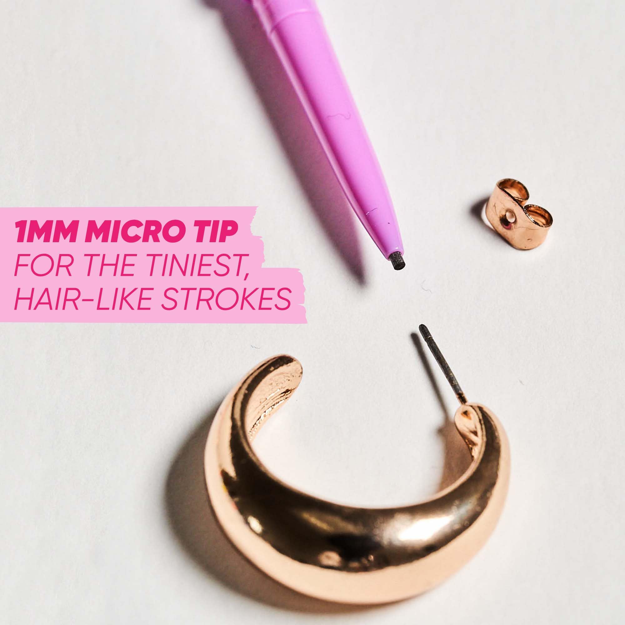 Foto 4 | Lápiz De Cejas Kosas Brow Pop Nano Ultrafine De 1 Mm, Color Marrón Oscuro - Venta Internacional.