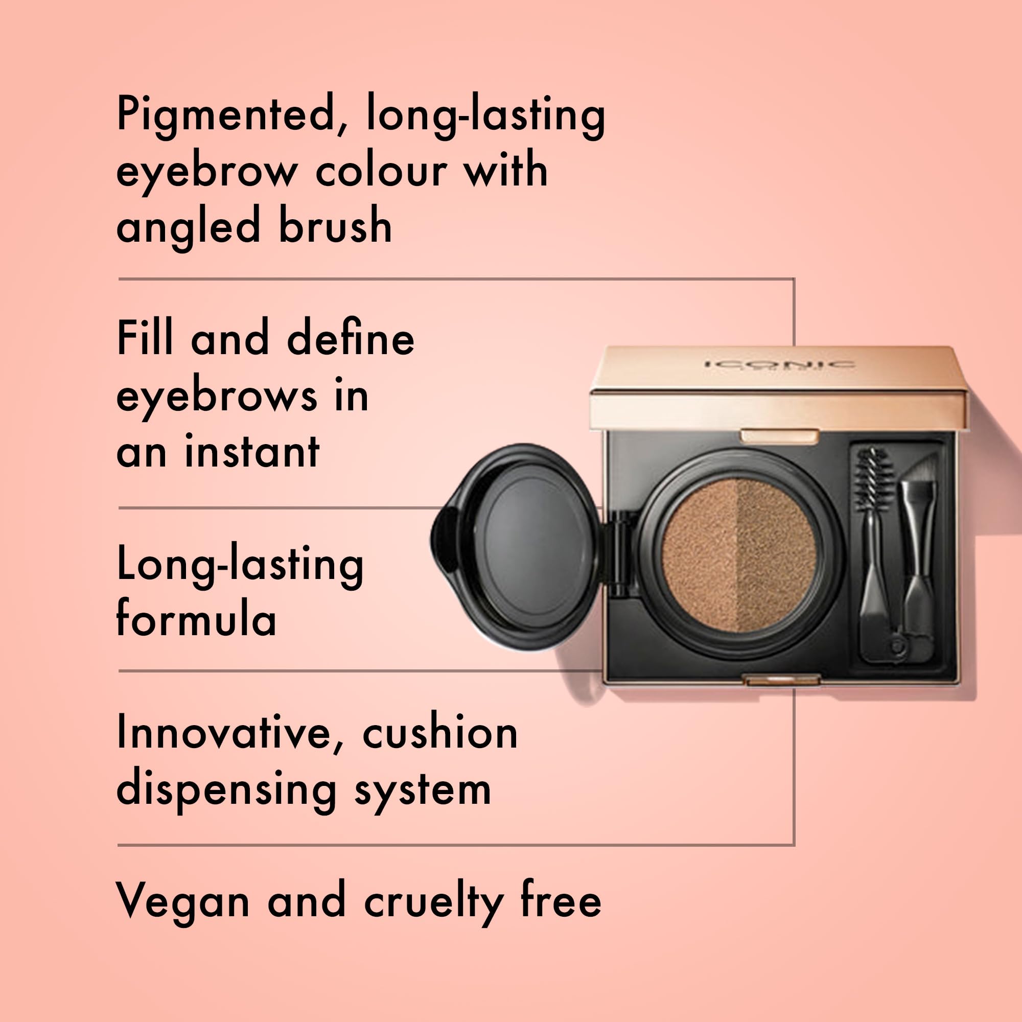 Foto 2 | Delineador para Cejas Iconic London Sculpter Fill & Define Blonde - Venta Internacional