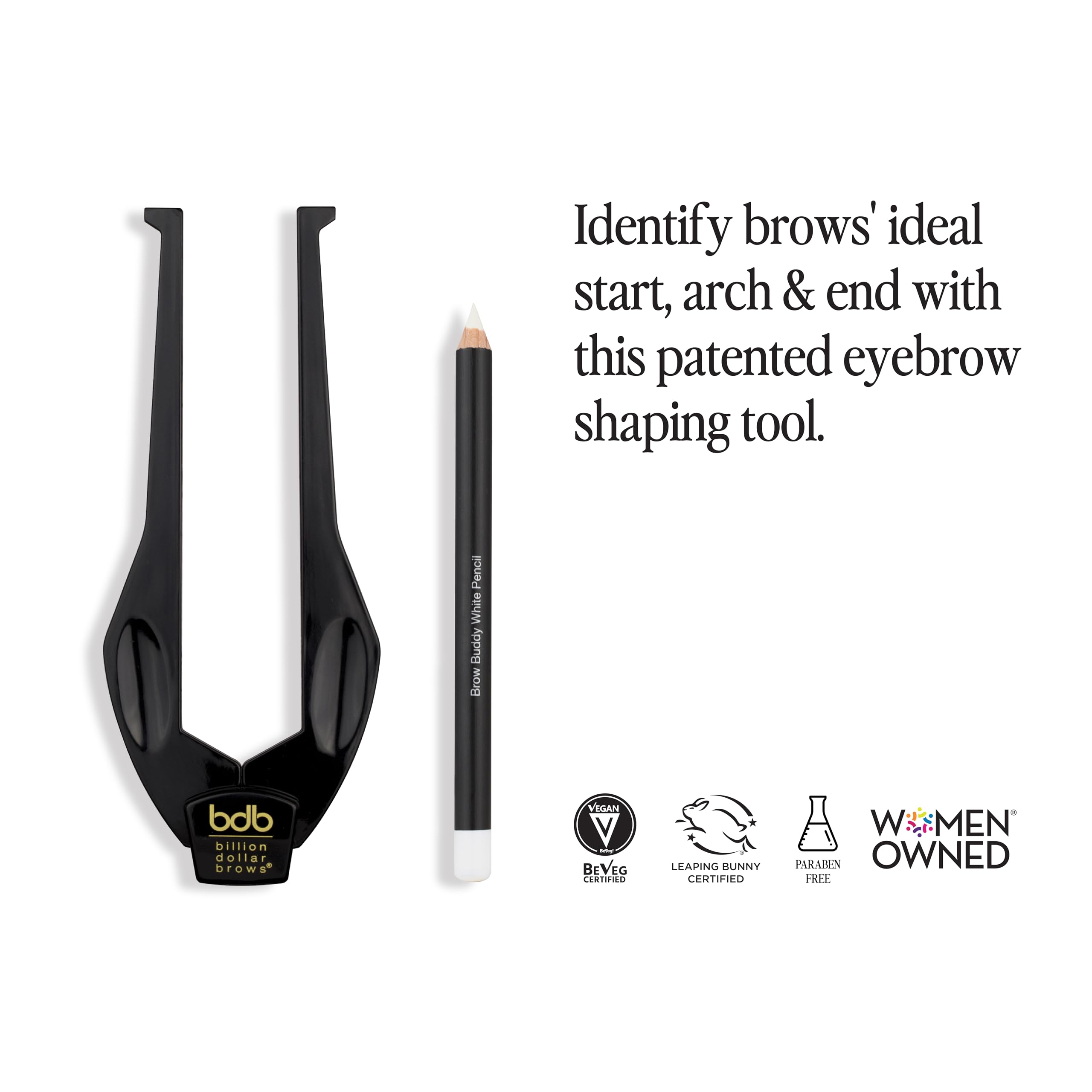 Foto 8 pulgar | Kit De Microblading Brow Buddy Contour Stencil De Mil Millones De Dólares - Venta Internacional.