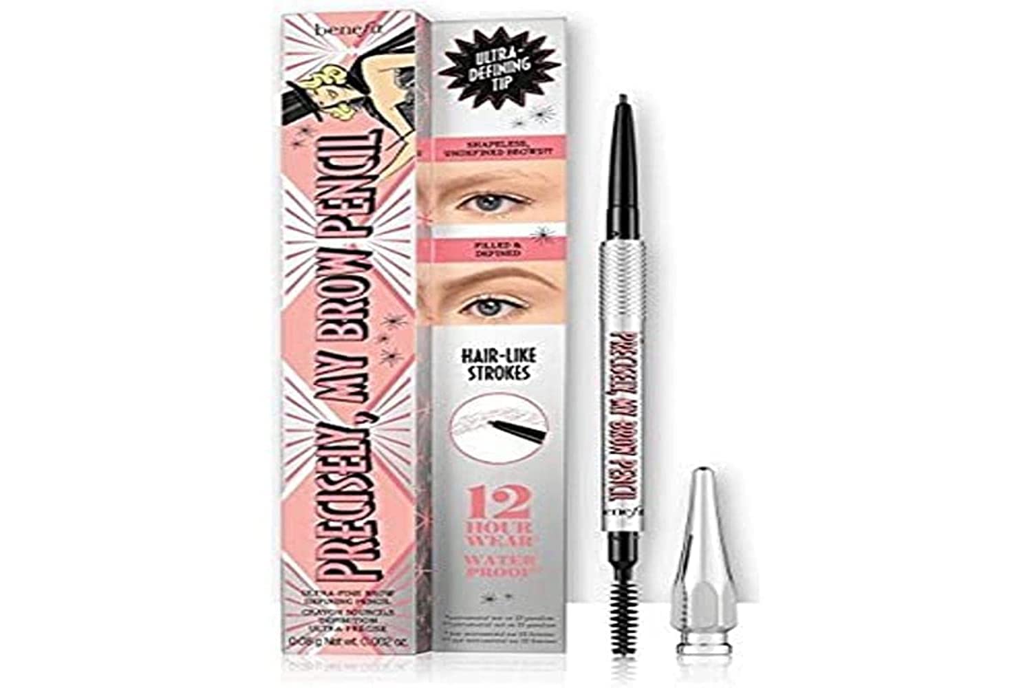 Foto 2 pulgar | Lápiz De Cejas Benefit Precisely, My Brow #4 .5 Neutral Brown - Venta Internacional.