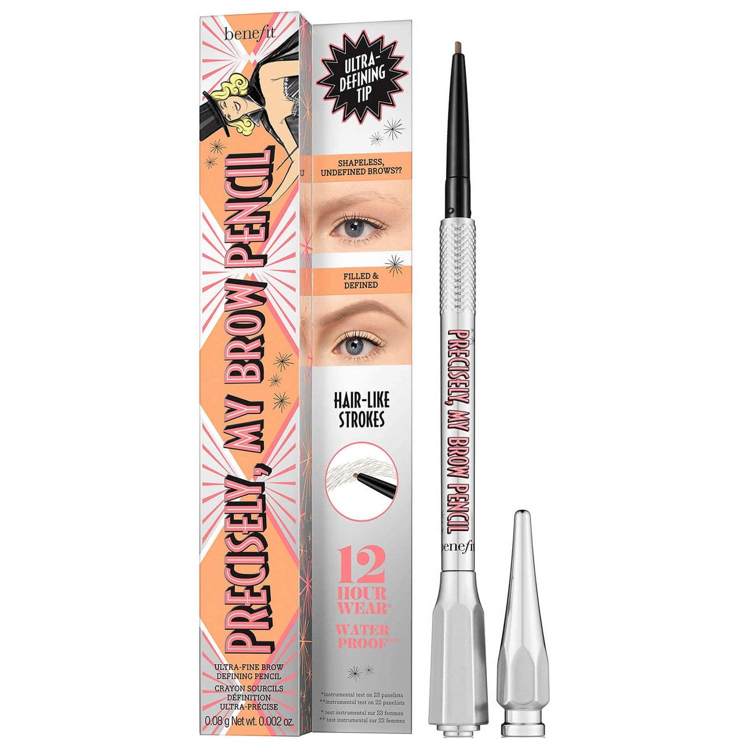Foto 4 pulgar | Lápiz De Cejas Benefit Precisely My Brow #6 Deep - Venta Internacional.