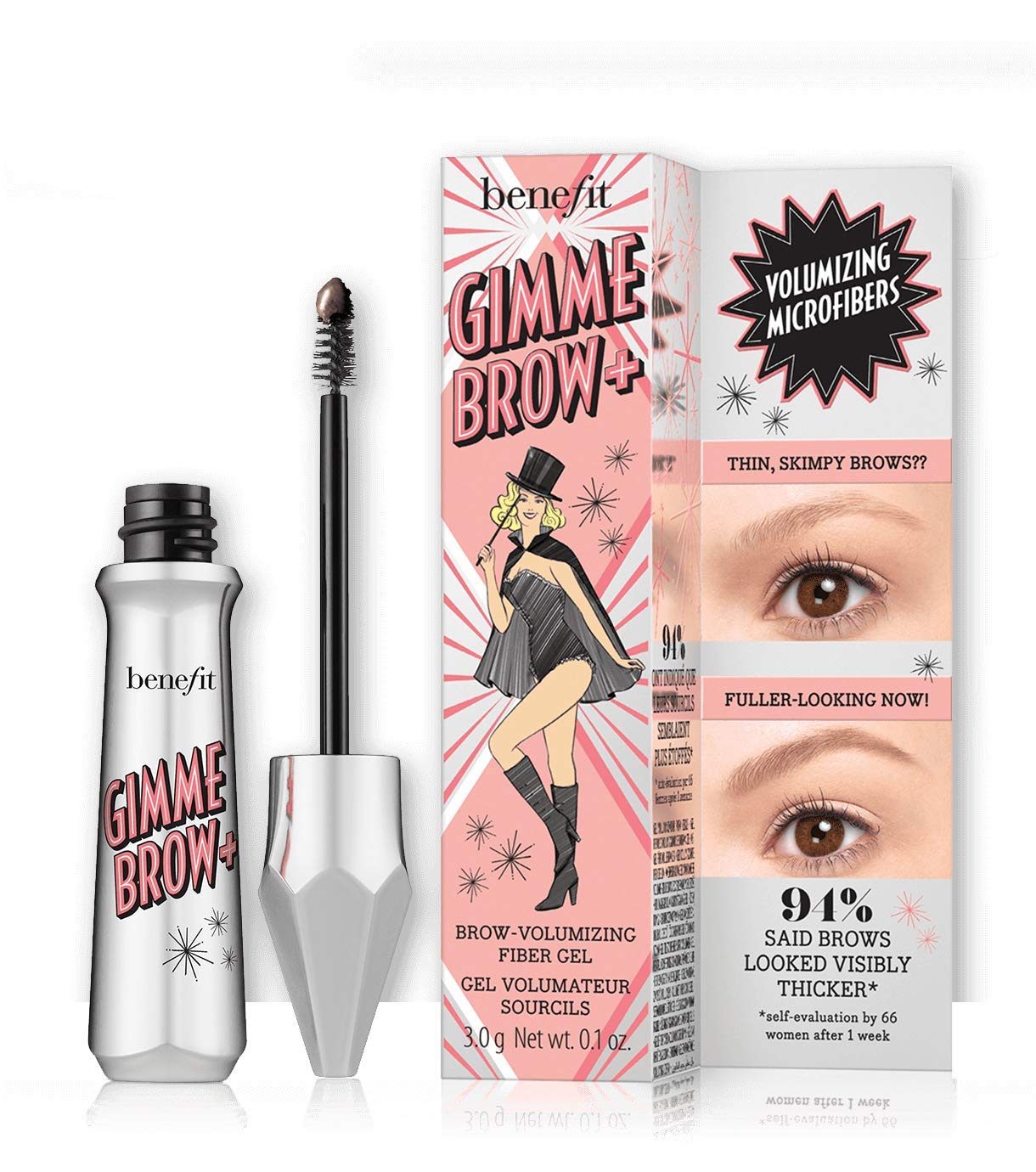 Gel Para Cejas Benefit Gimme Brow + Voluminizing 4.5 Neutral Brow - Venta Internacional.