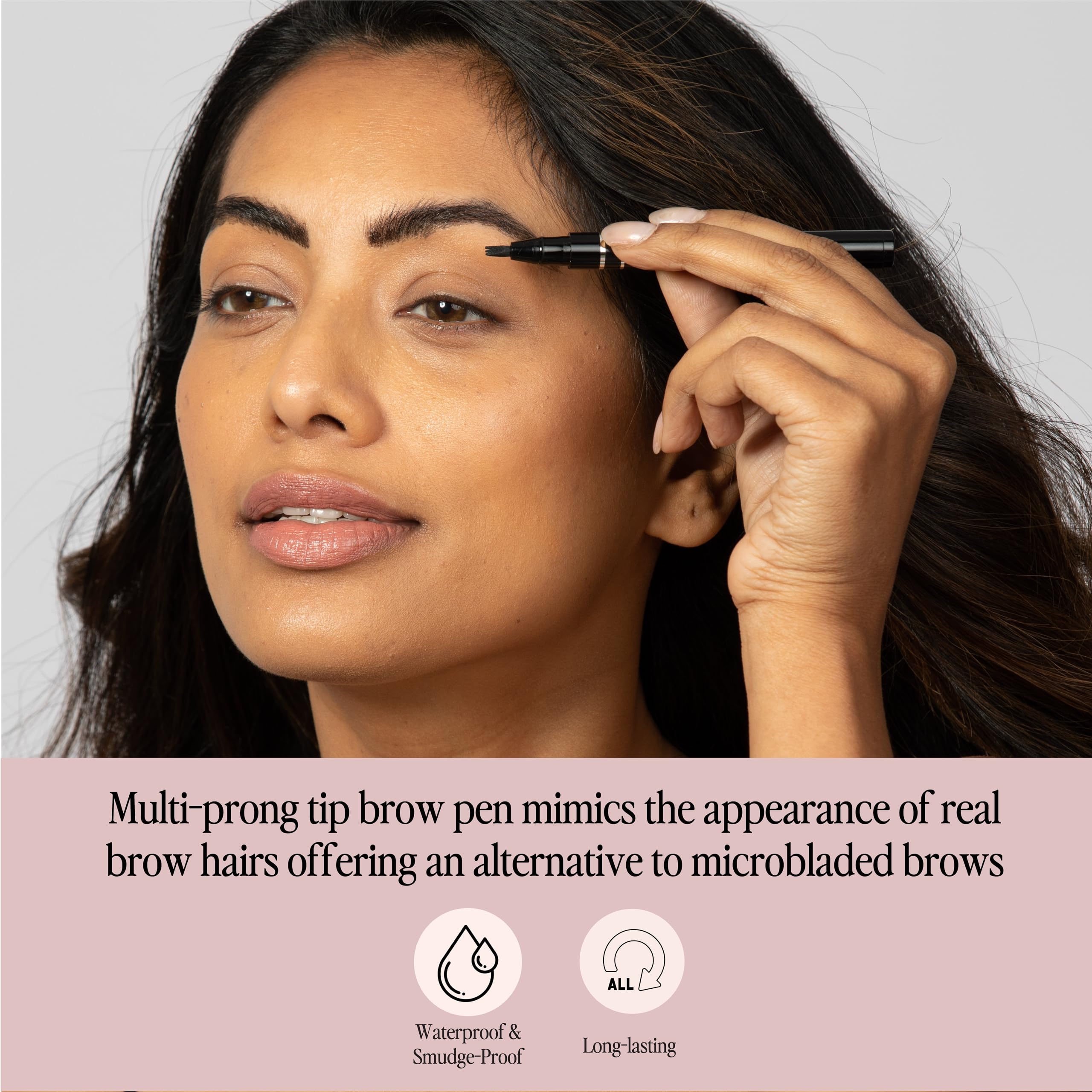 Foto 4 | Bolígrafo para Cejas Billion Dollar Brows The Microblade Effect Taupe - Venta Internacional