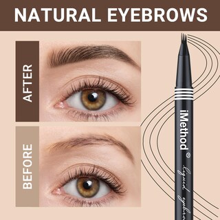 Foto 3 | Bolígrafo para Cejas Imethod Micro Marrón Oscuro Impermeable - Venta Internacional