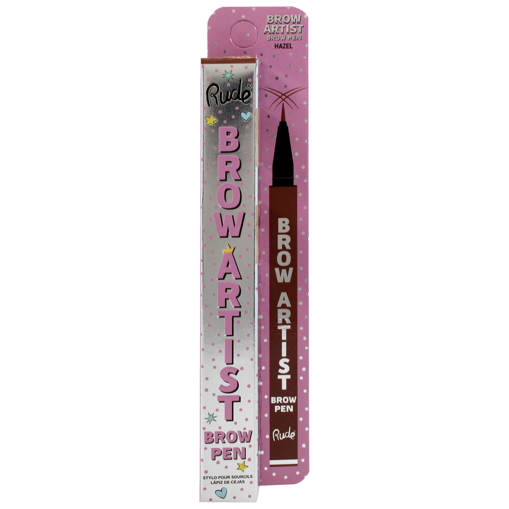 Foto 6 pulgar | Bolígrafo De Cejas Rude Cosmetics Brow Artist Hazel Para Mujer - Venta Internacional.