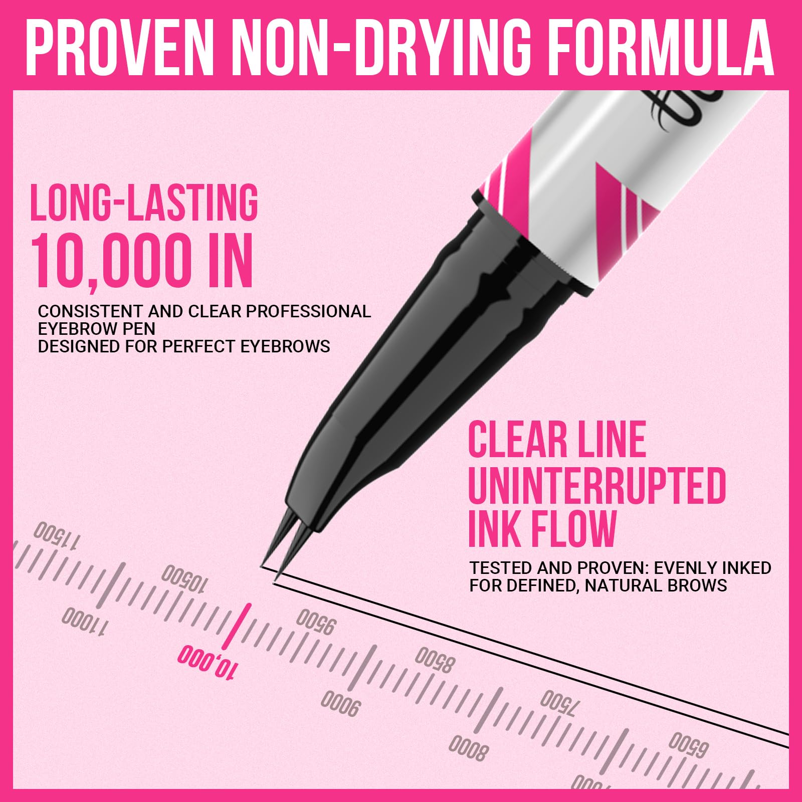 Foto 4 | Lápiz De Cejas Imethod Curved Brow Pen Marrón Y Rubio, 2 Unidades - Venta Internacional.