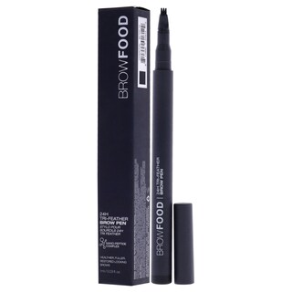 Foto 4 | Bolígrafo Para Cejas Lashfood Browfood 24h Tri Feather Charcoal 0.03 - Venta Internacional.