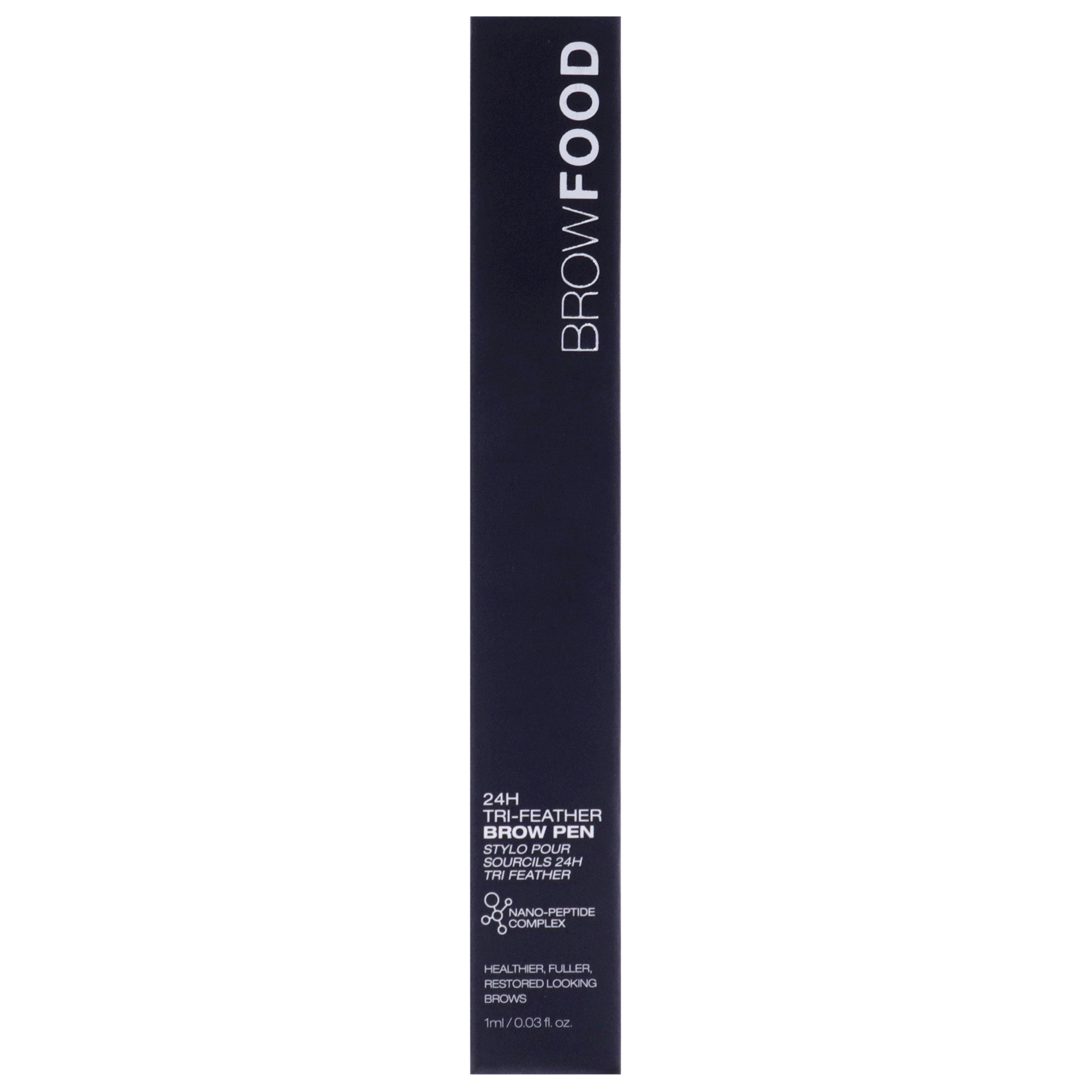 Foto 6 pulgar | Bolígrafo Para Cejas Lashfood Browfood 24h Tri Feather Charcoal 0.03 - Venta Internacional.