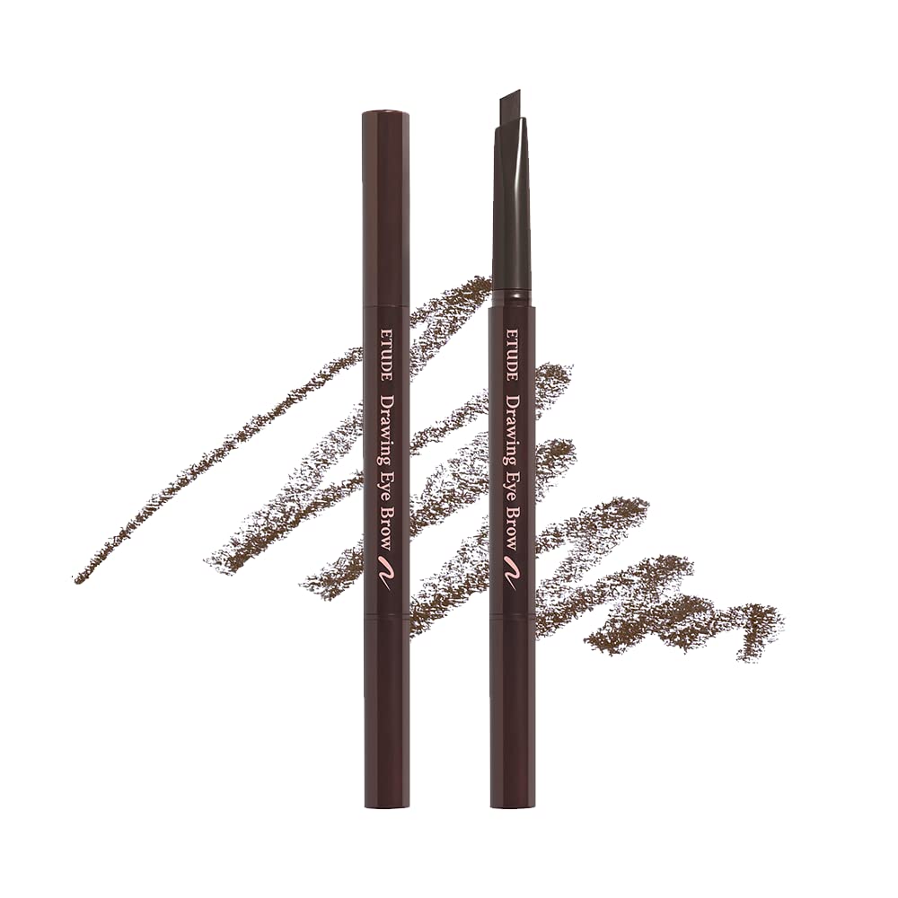 Lápiz De Cejas Etude Drawing Eye Brow 0,25 G #1 Dark Brown - Venta Internacional.