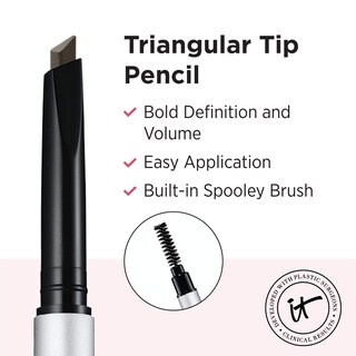 Foto 4 | Lápiz De Cejas It Cosmetics Brow Powerfull Universal Taupe - Venta Internacional.