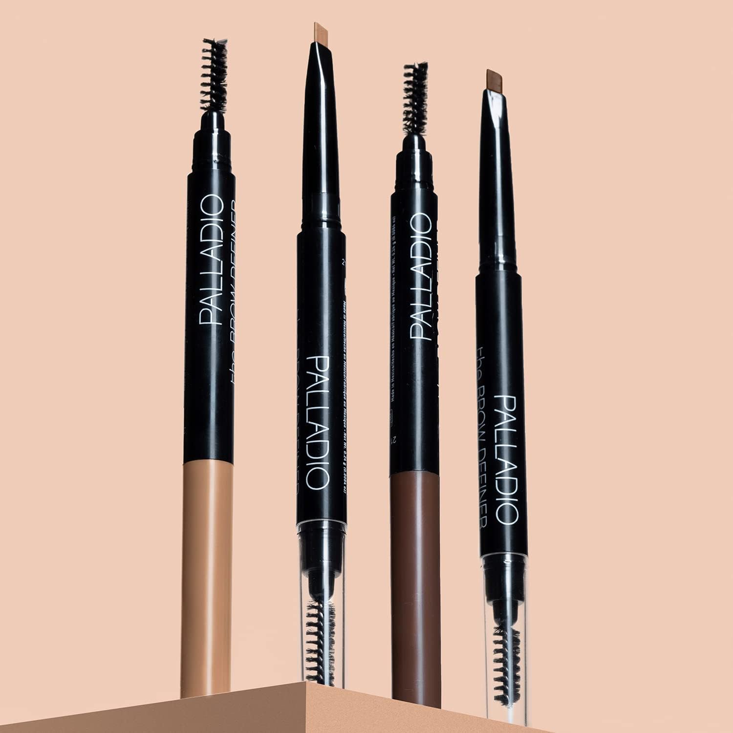 Foto 7 pulgar | Lápiz De Cejas Palladio Brow Definer Retráctil Marrón Oscuro - Venta Internacional.