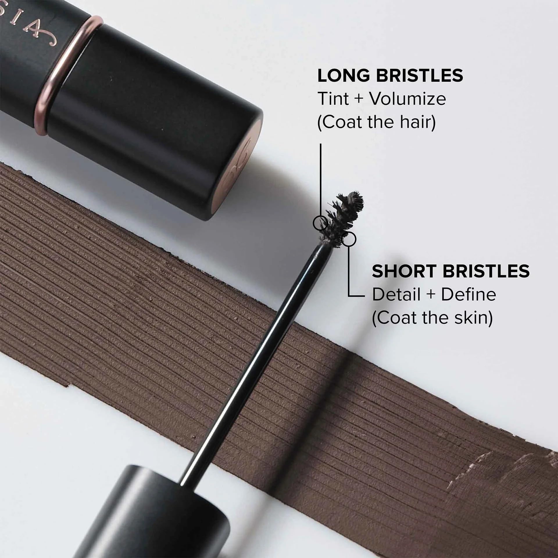 Foto 3 pulgar | Gel Voluminizador Para Cejas Con Color Anastasia Beverly Hills Brown Oscuro - Venta Internacional.