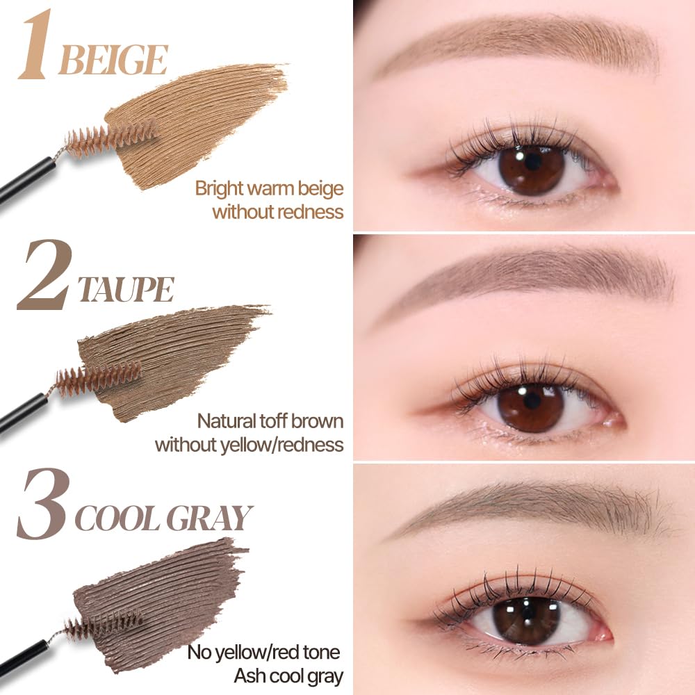 Foto 4 pulgar | Máscara De Cejas Espoir The Brow Color Fixing Cara #3 Cool Grey - Venta Internacional.
