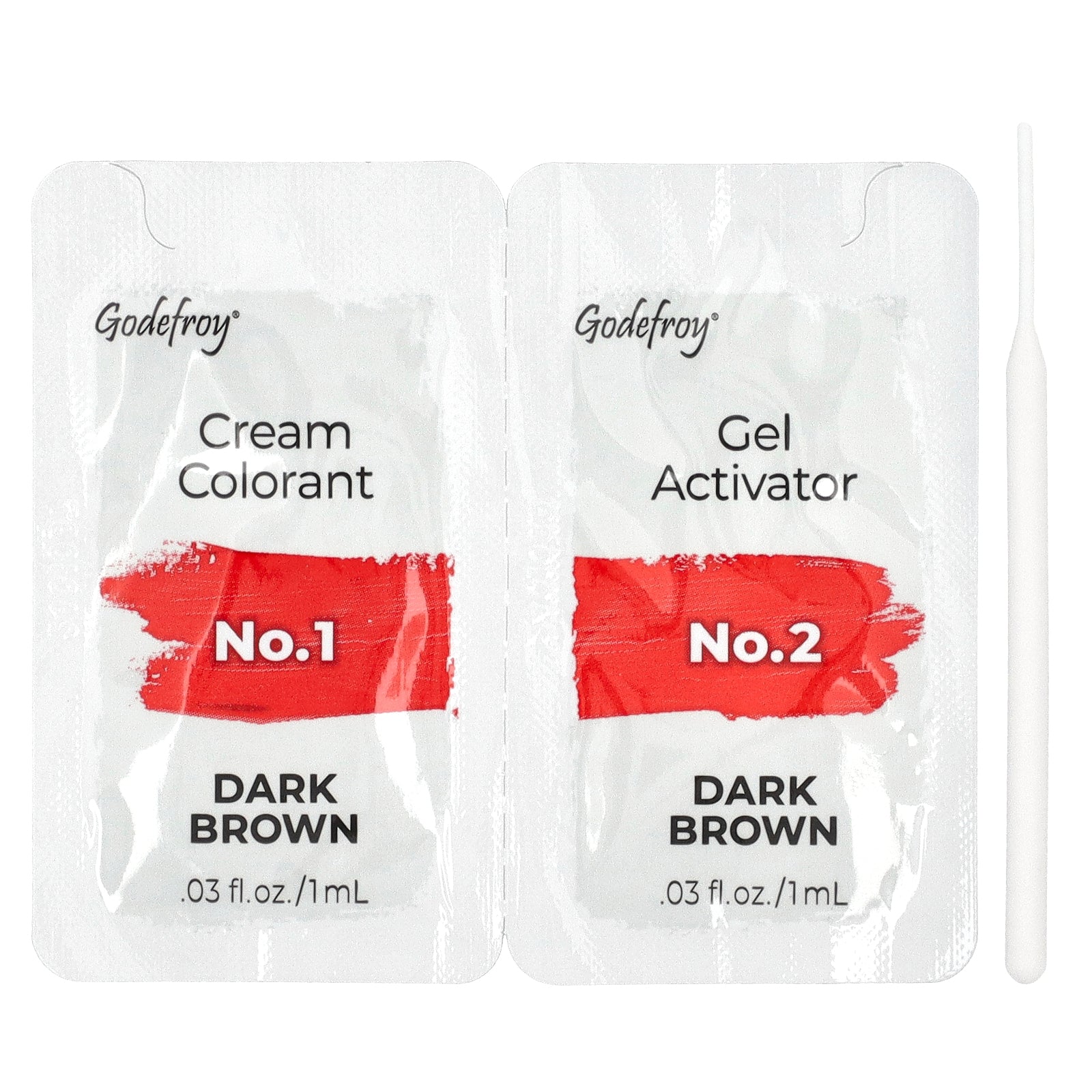 Foto 4 pulgar | Tinte Para Cejas Godefroy Instant Dark Brown 3, Kit De Aplicación - Venta Internacional.