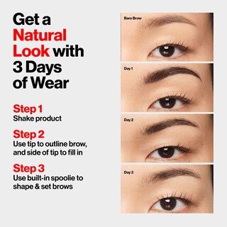 Foto 5 | Tinta Para Cejas Revlon Colorstay 5 En 1 355 Marrón Oscuro A Prueba De Agua - Venta Internacional.