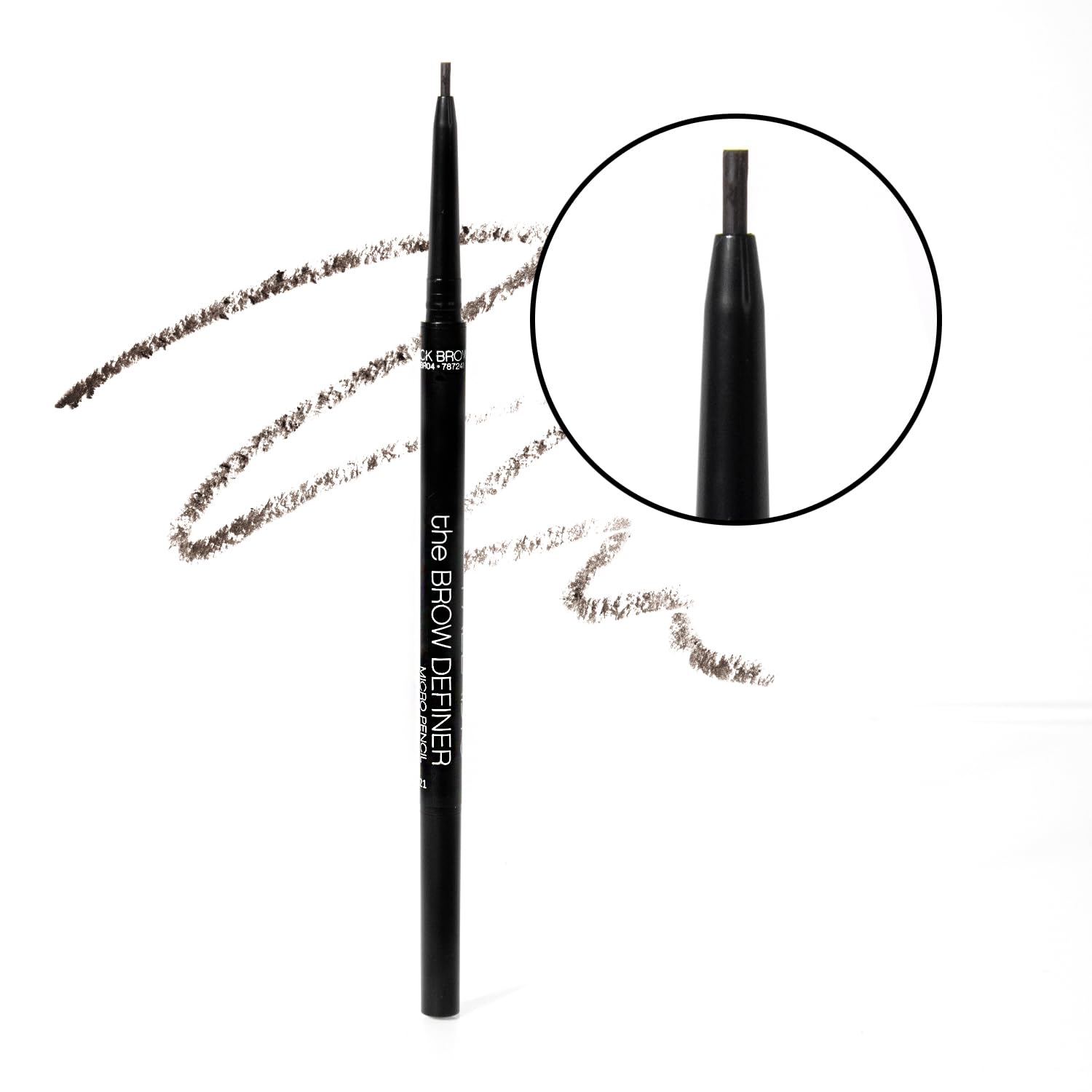 Foto 4 pulgar | Lápiz Definidor De Cejas Palladio Beauty Negro Y Marrón - Venta Internacional.