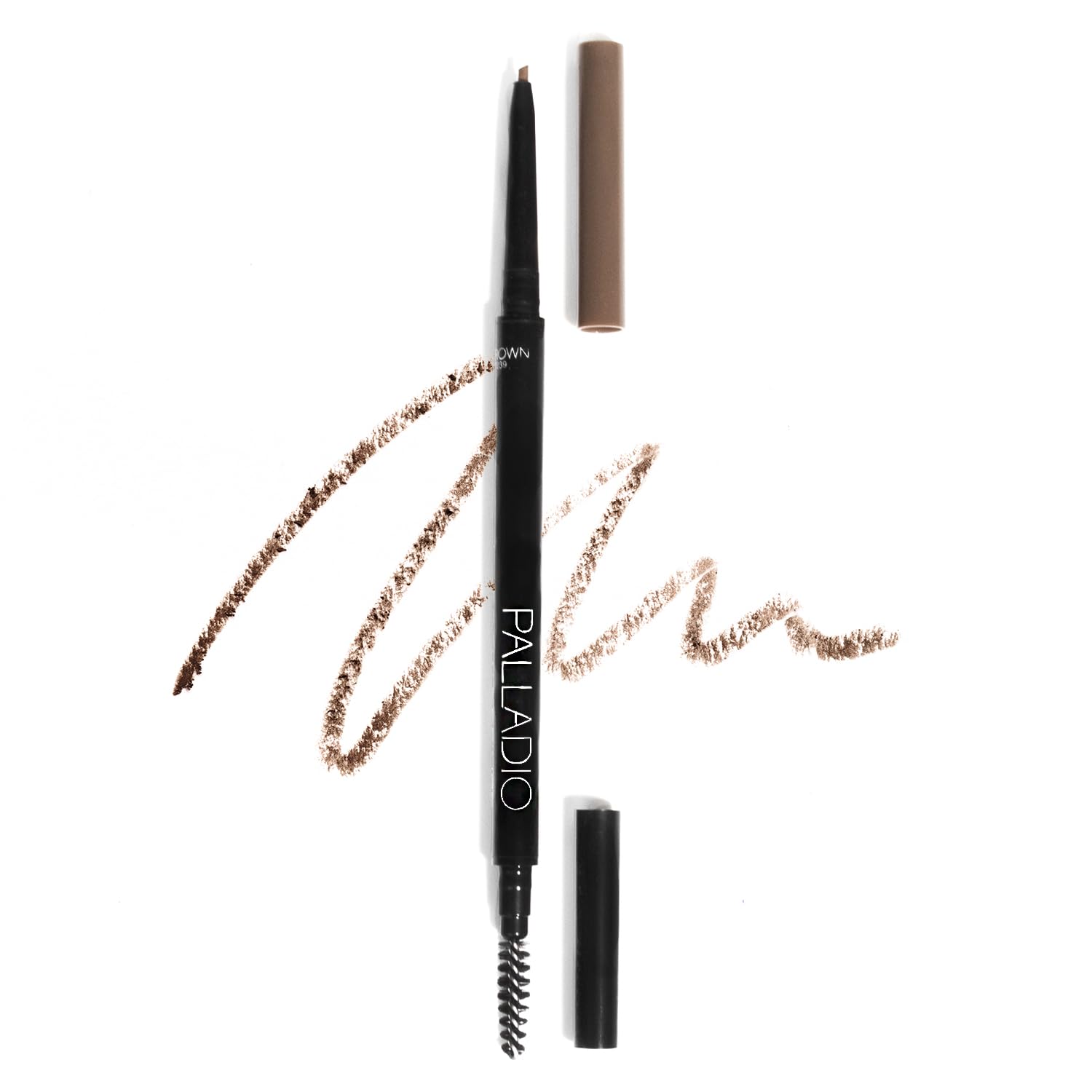 Foto 1 | Lápiz Definidor De Cejas Palladio Beauty, Marrón Medio, Con Brocha - Venta Internacional.