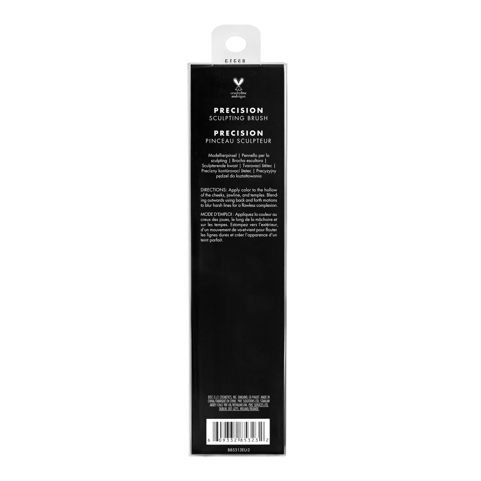 Foto 6 pulgar | Brocha De Maquillaje E.l.f. Precision Sculpting, Vegana, Libre De Crueldad Animal - Venta Internacional.