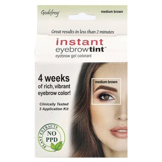 Foto 1 | Tinte para Cejas Godefroy Instant Medium Brown 3- Venta Internacional