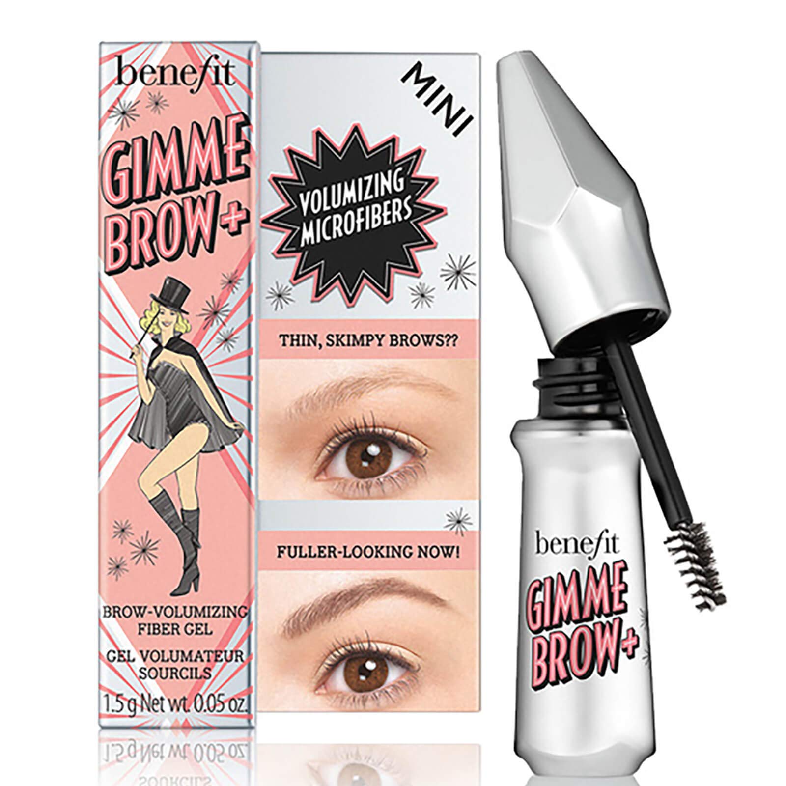 Gel Para Cejas Benefit Cosmetics Mini Gimme Brow+ 6 Warm Castaño - Venta Internacional.