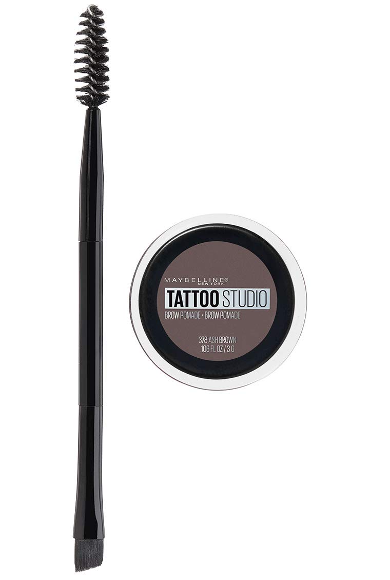 Maquillaje Para Cejas Maybelline Tattoostudio Brow Pomade Ash Brown - Venta Internacional.