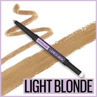 Foto 2 | Maquillaje De Cejas Maybelline Express Brow 2 En 1 Rubio Claro - Venta Internacional.