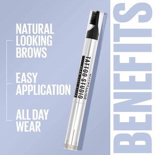 Foto 5 | Maquillaje En Barra Para Levantar Cejas Maybelline Tattoostudio Blonde - Venta Internacional.