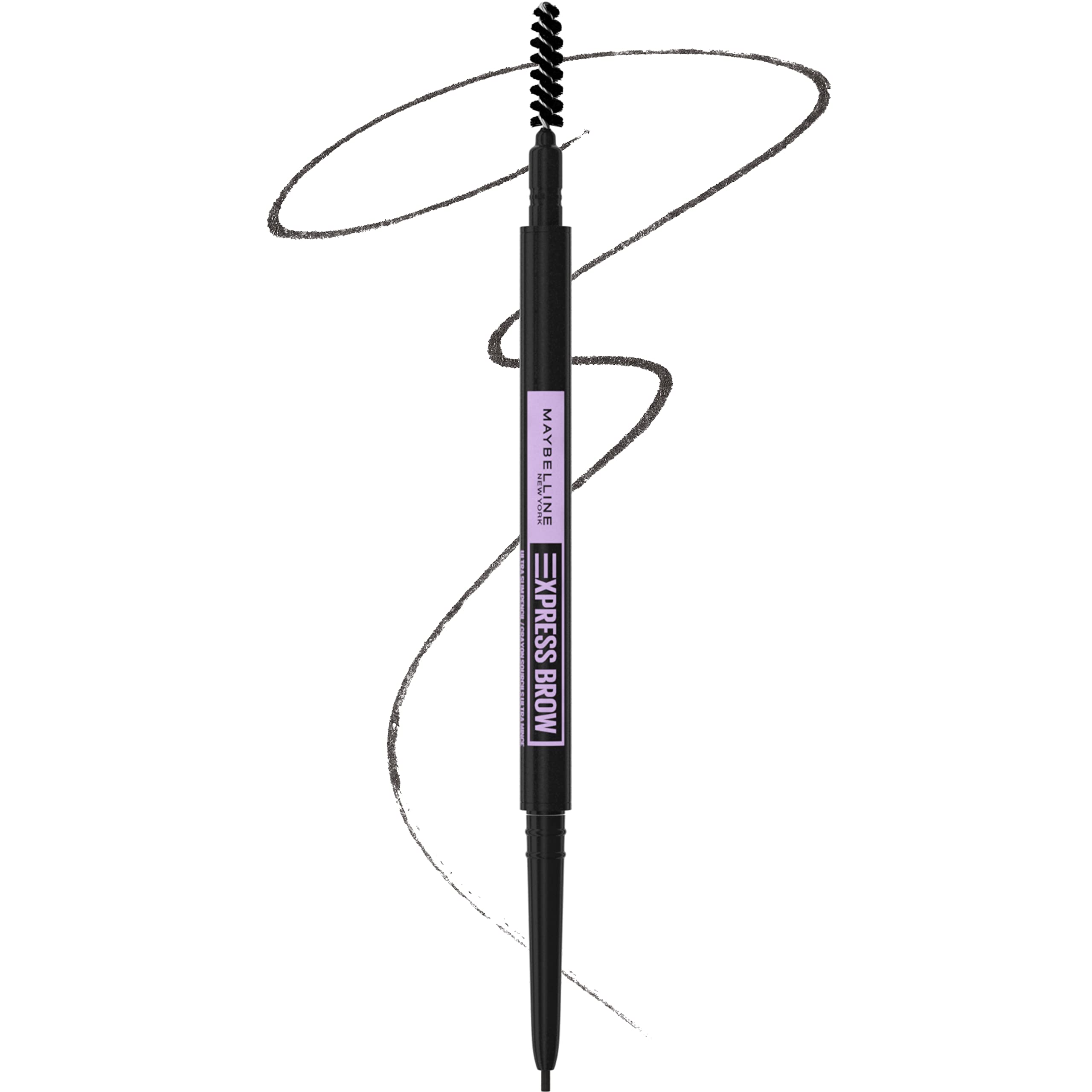 Lápiz De Maquillaje Para Cejas Maybelline Brow Ultra Slim Black - Venta Internacional.